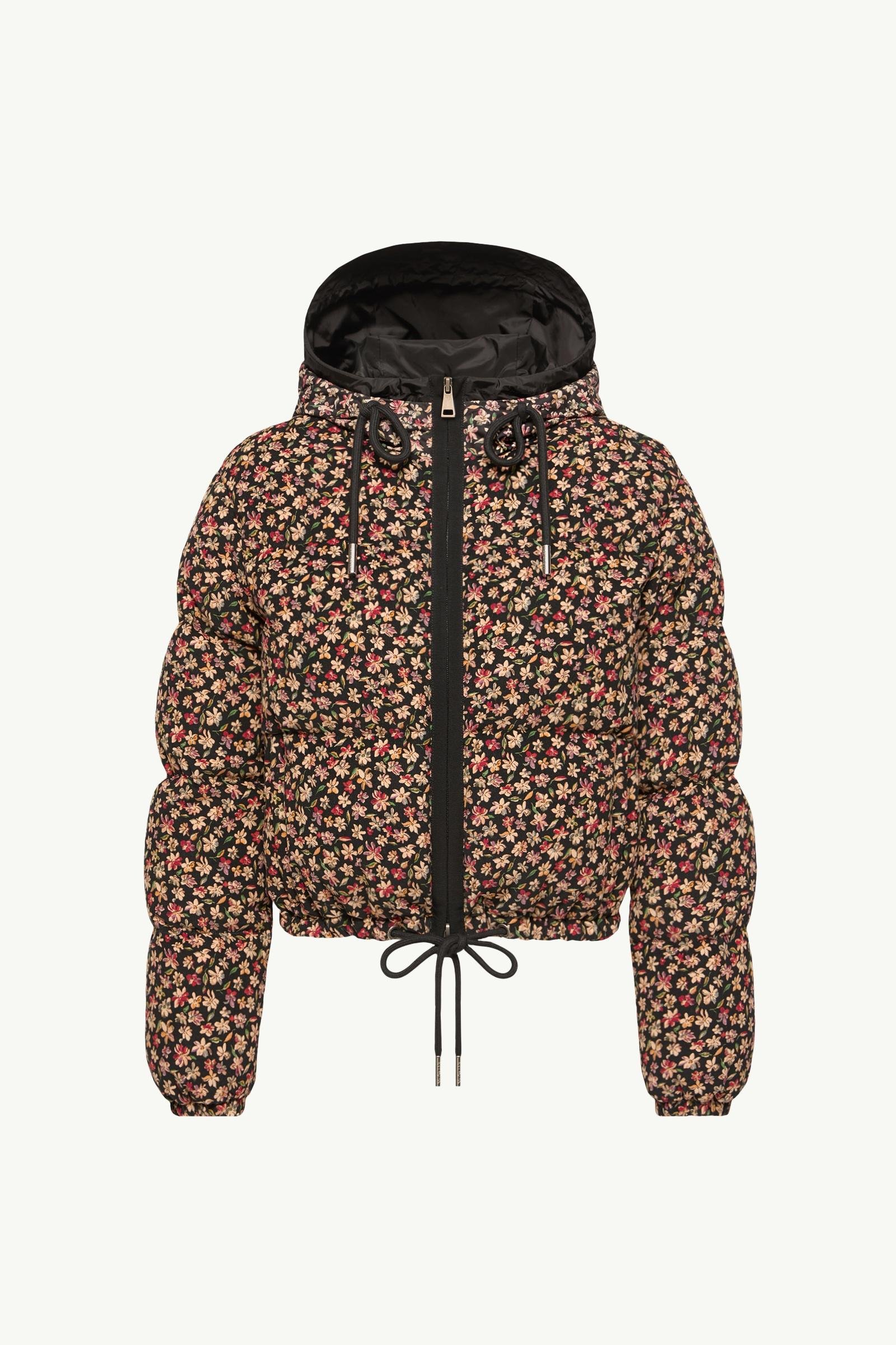 Becfigue Floral Hooded Down Jacket - 图片 3
