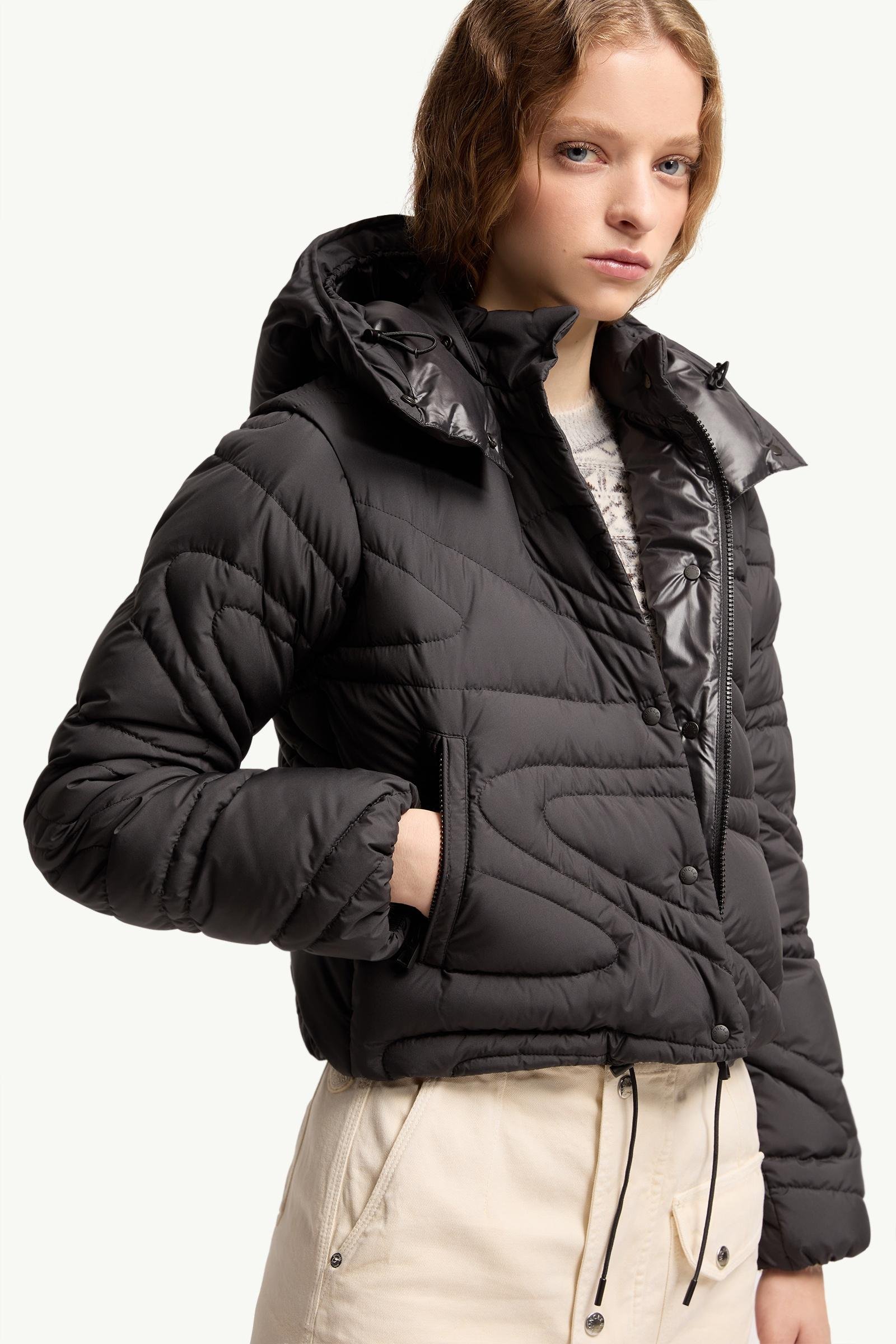 Leona 2-in-1 Hooded Short Down Jacket - 图片 6