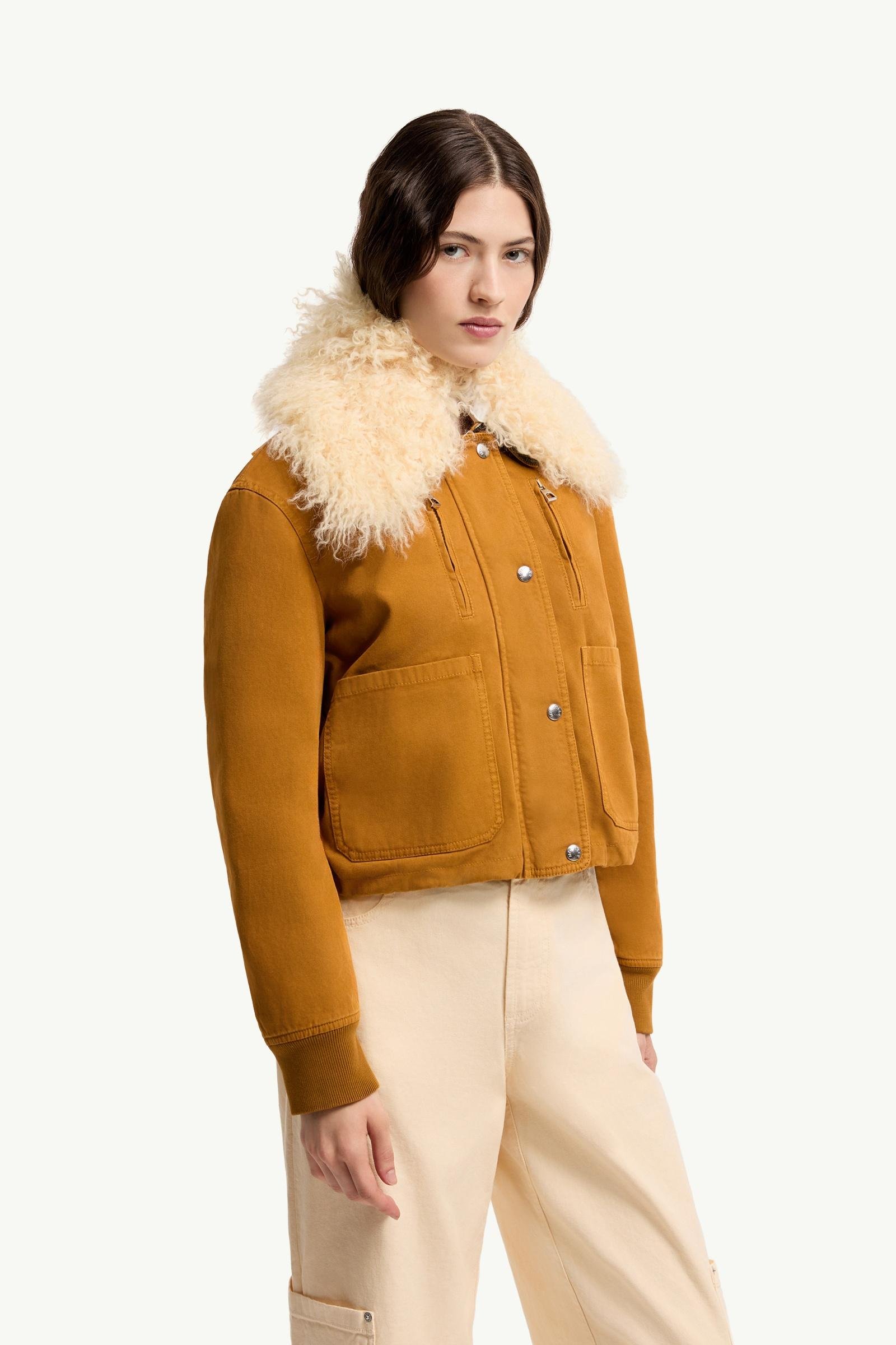 Gravio Shearling-Trimmed Short Down Jacket - 图片 4
