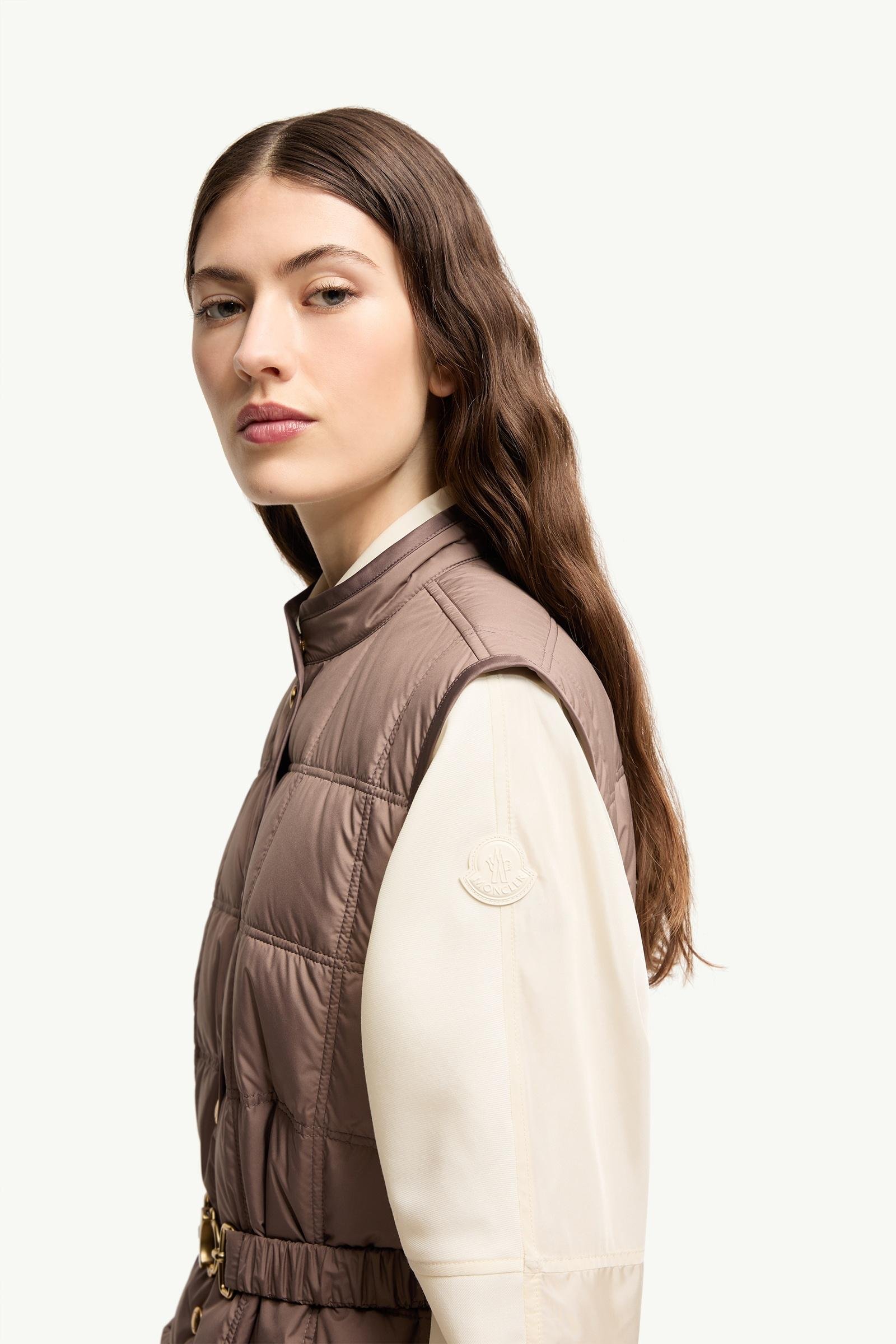 Cygnette Square Quilted Long Down Gilet - 图片 2