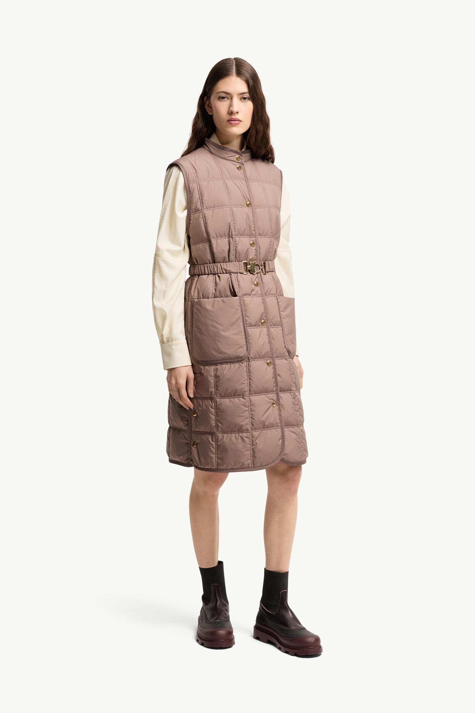 Cygnette Square Quilted Long Down Gilet - 图片 4