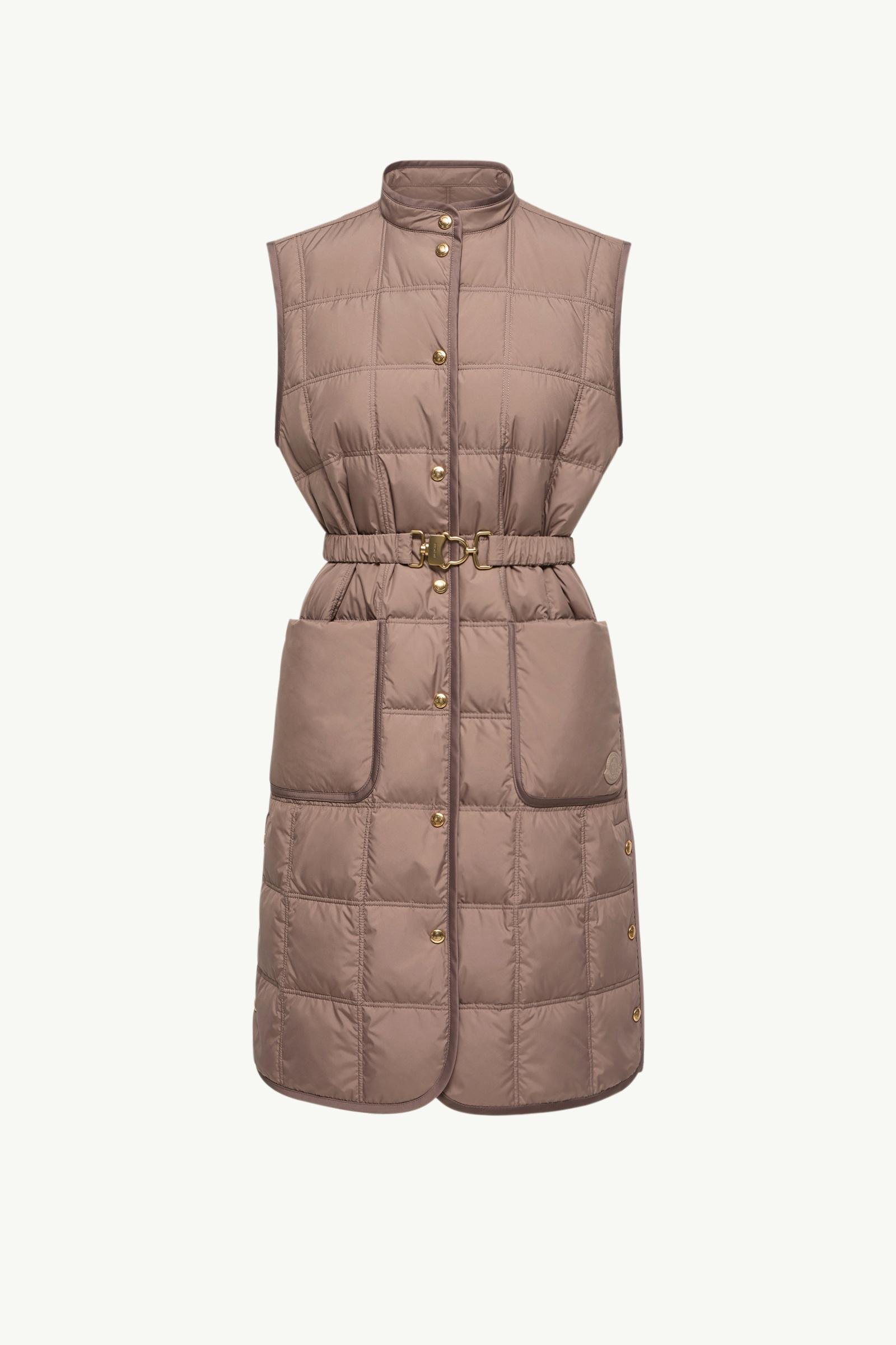 Cygnette Square Quilted Long Down Gilet - 图片 3