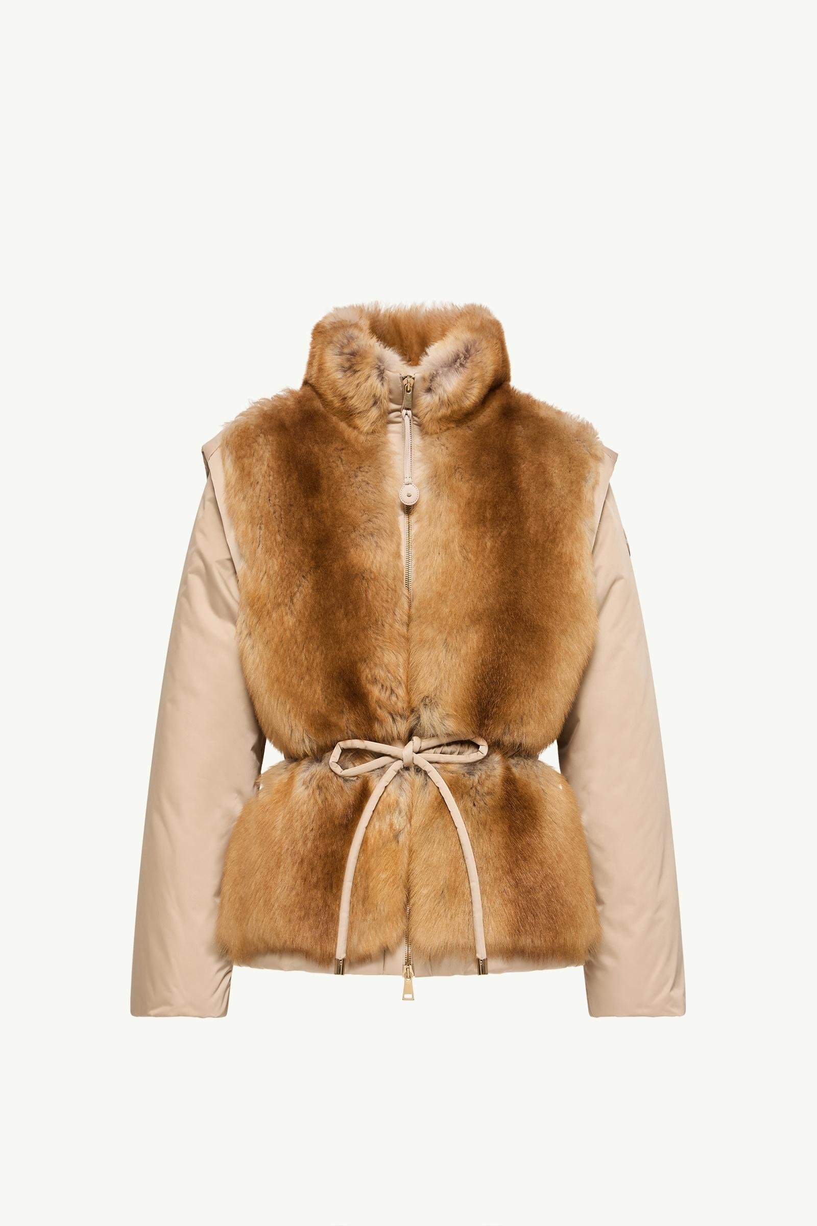 Blaireau 2-in-1 Shearling Down Jacket - 图片 3
