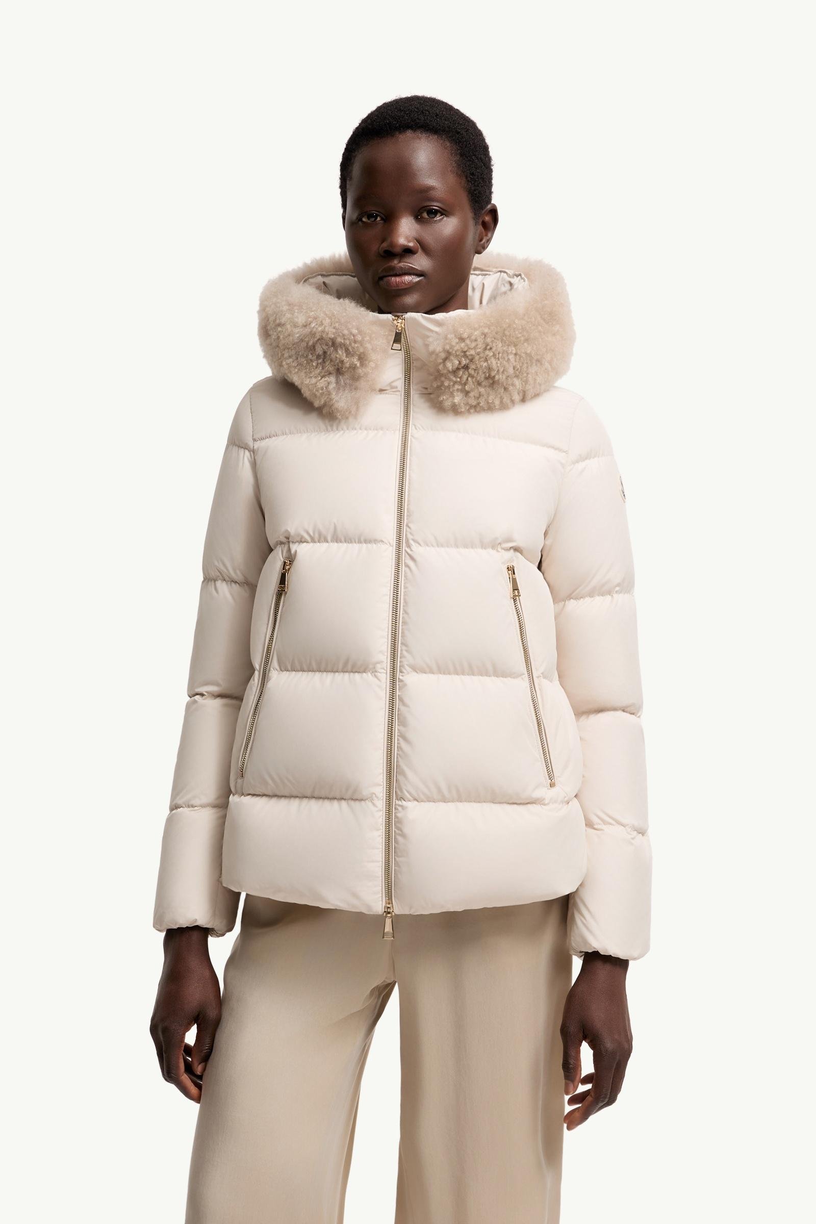 Laichefur Shearling-Trimmed Short Down Jacket - 图片 4