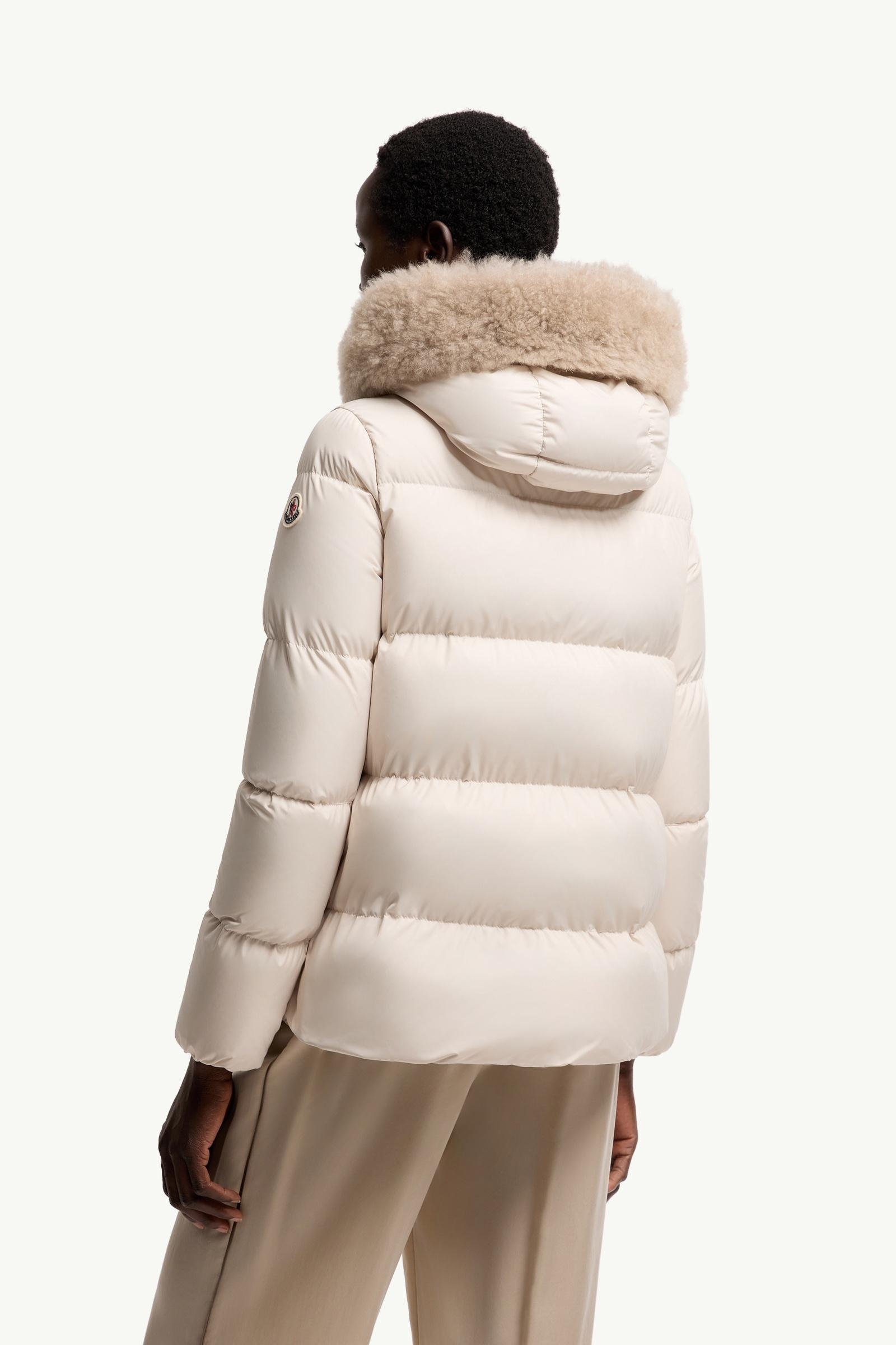 Laichefur Shearling-Trimmed Short Down Jacket - 图片 5