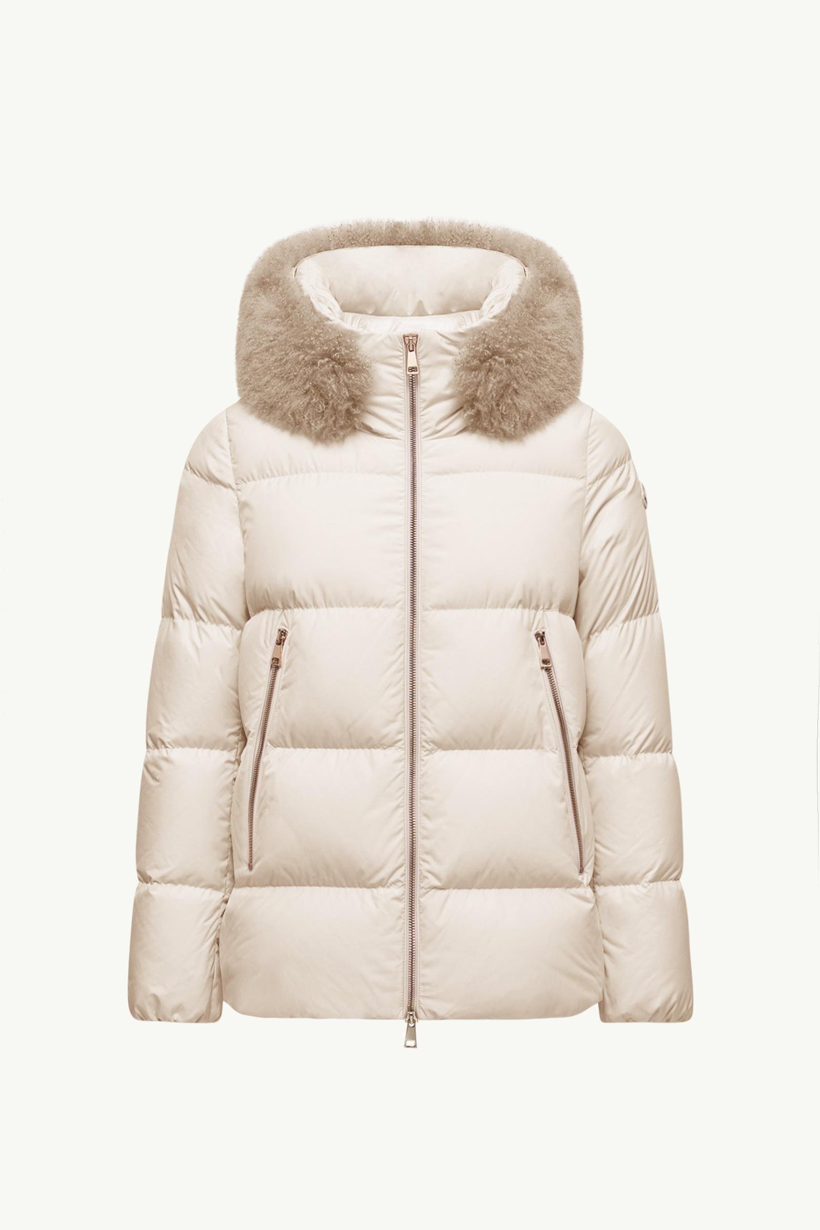 Laichefur Shearling-Trimmed Short Down Jacket - 图片 3