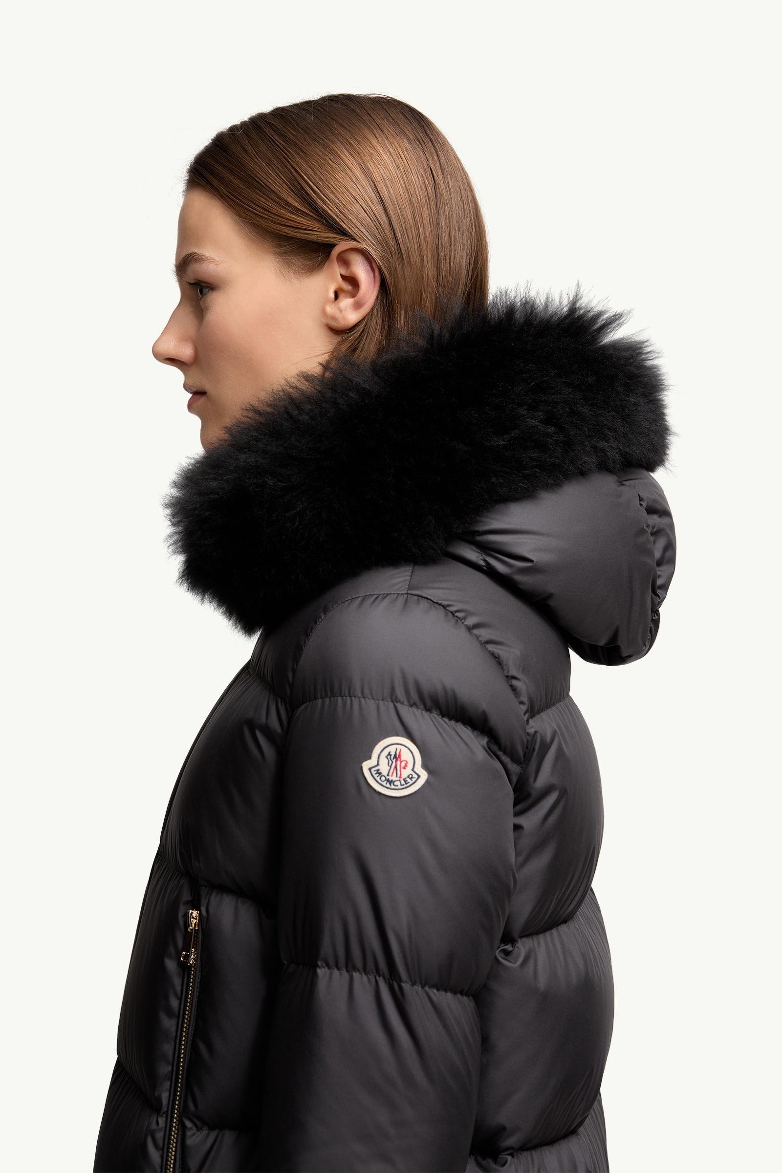 Laichefur Shearling-Trimmed Short Down Jacket - 图片 2
