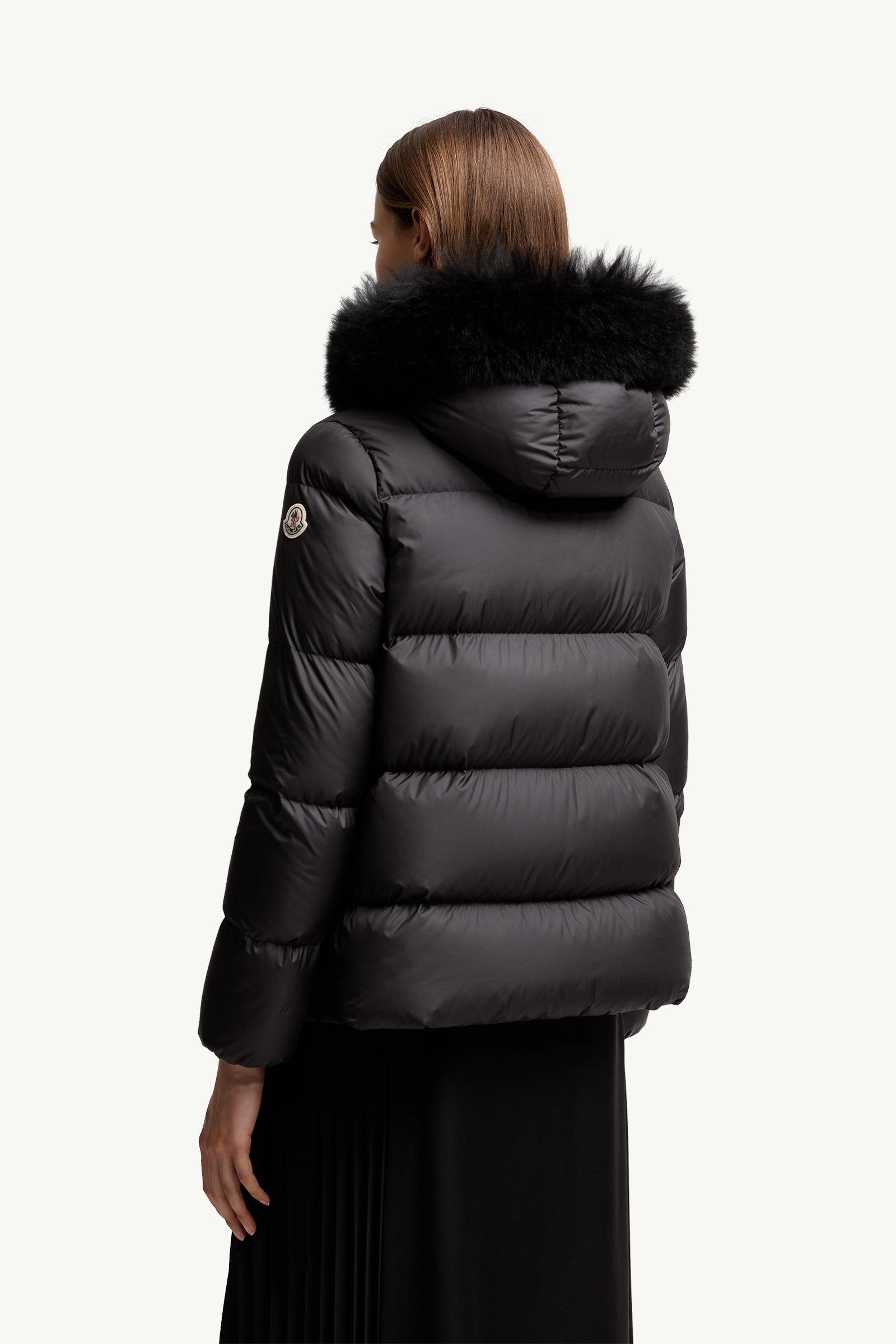 Laichefur Shearling-Trimmed Short Down Jacket - 图片 5