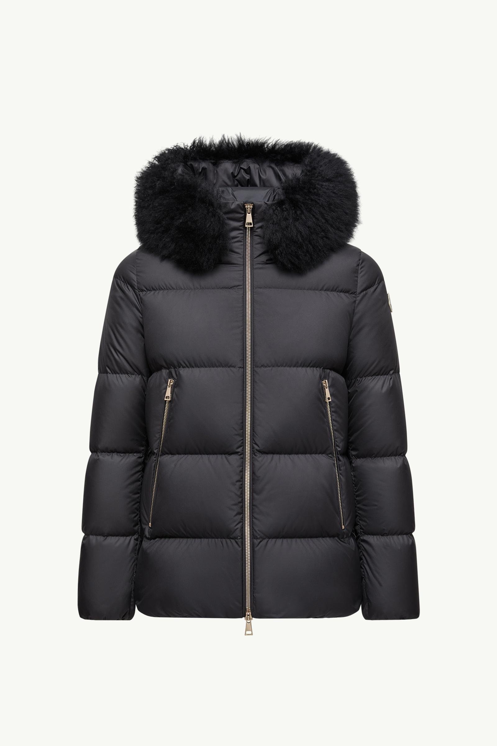 Laichefur Shearling-Trimmed Short Down Jacket - 图片 3