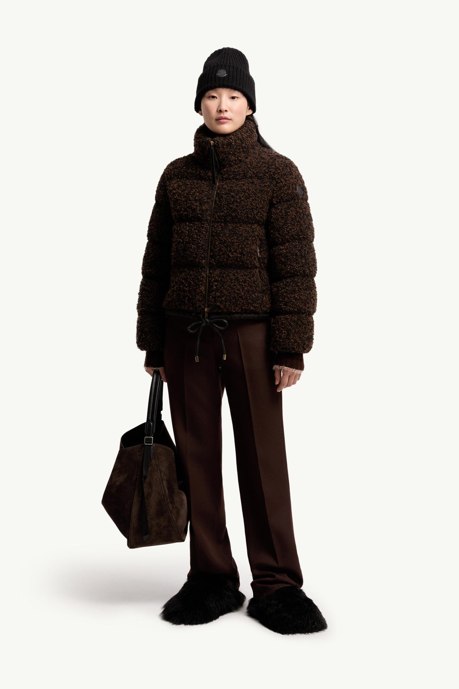 Trascendance Tweed Short Down Jacket
