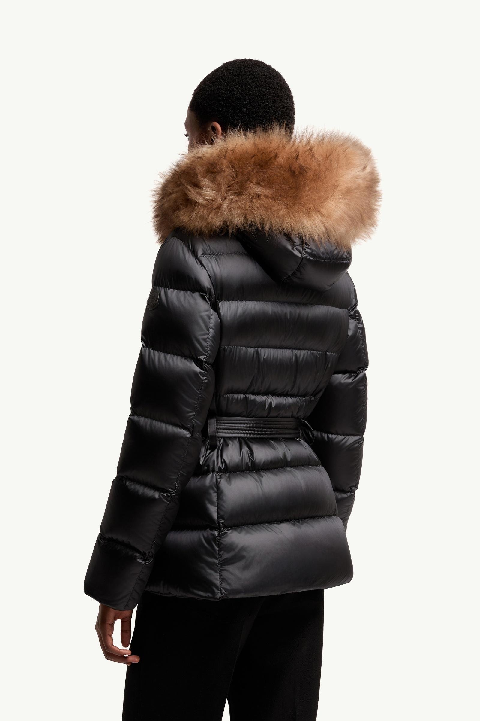 Cupidones Hooded Shearling-Trimmed Short Down Jacket - 图片 5