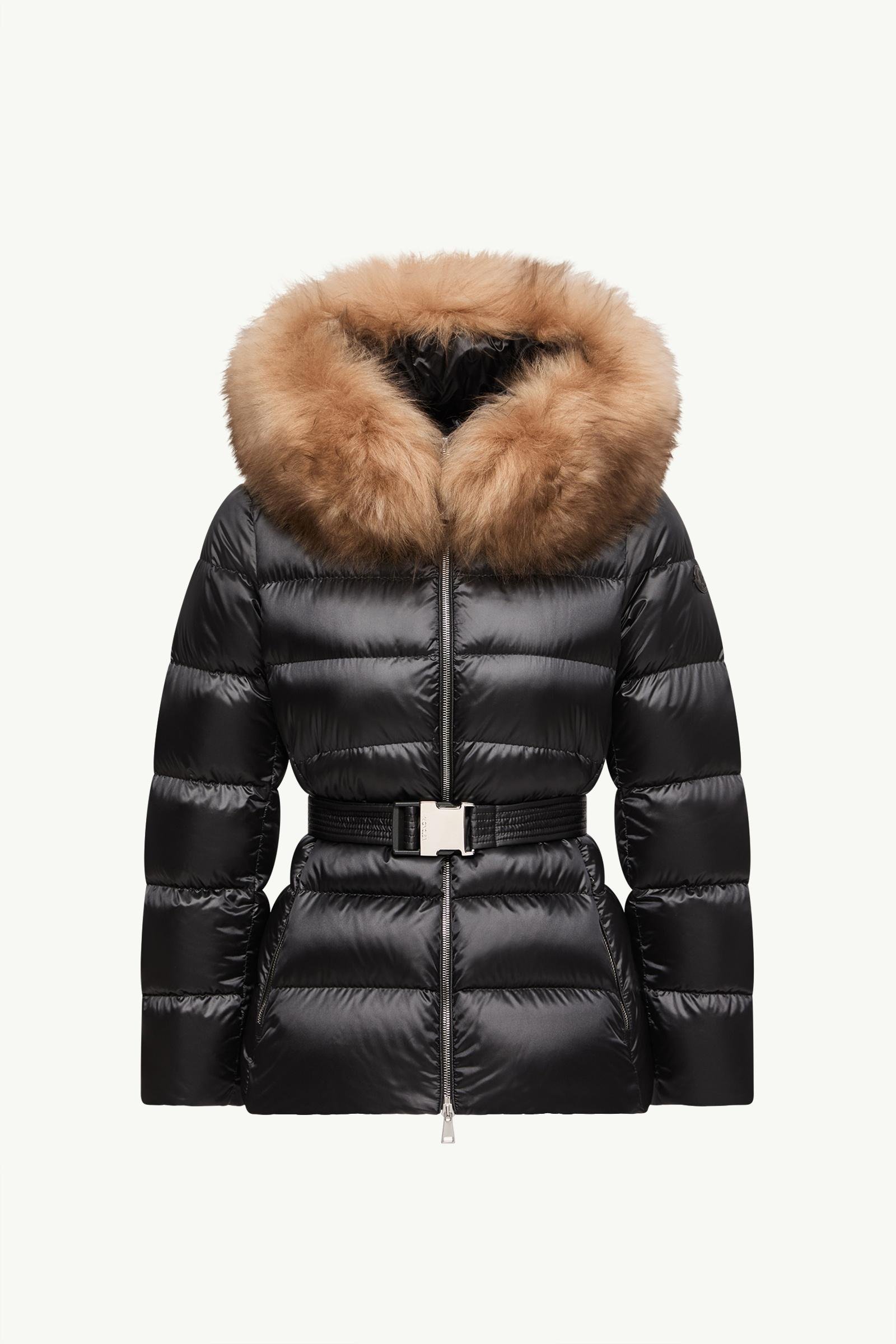 Cupidones Hooded Shearling-Trimmed Short Down Jacket - 图片 3