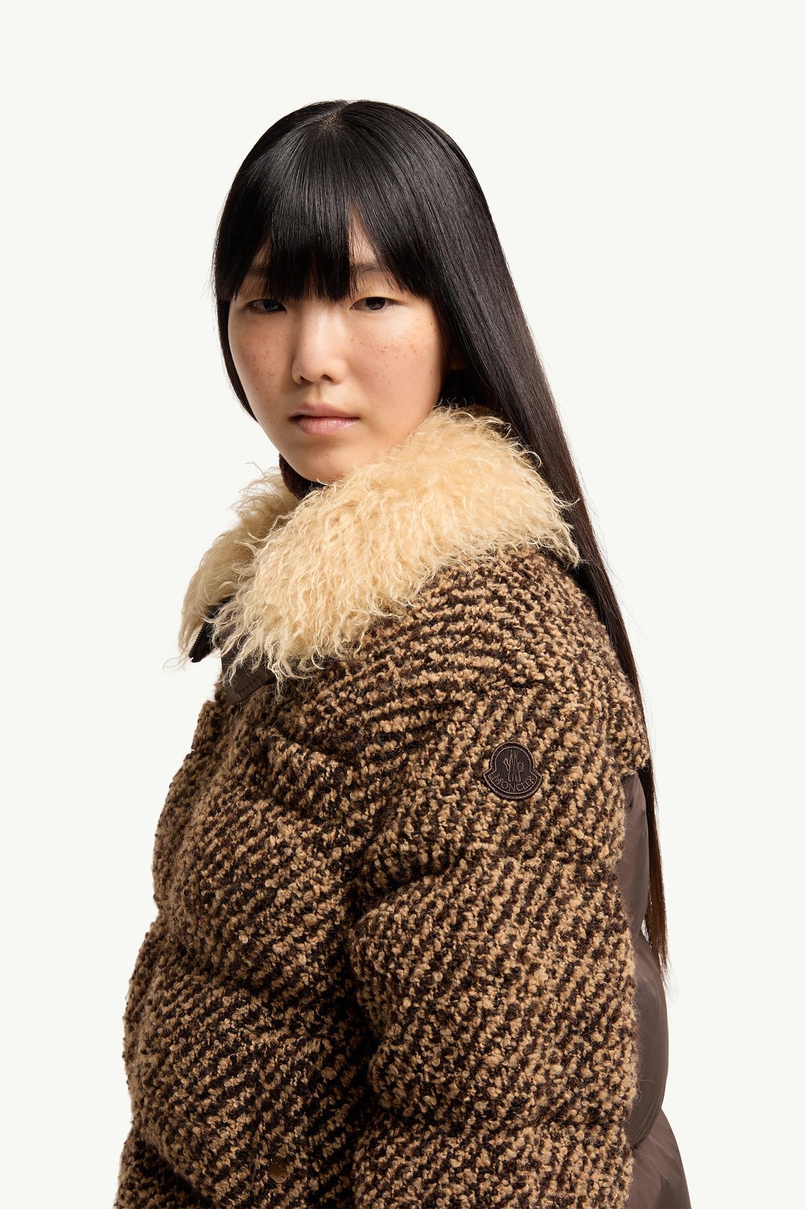Dynamique Bouclé Short Down Jacket - 图片 2
