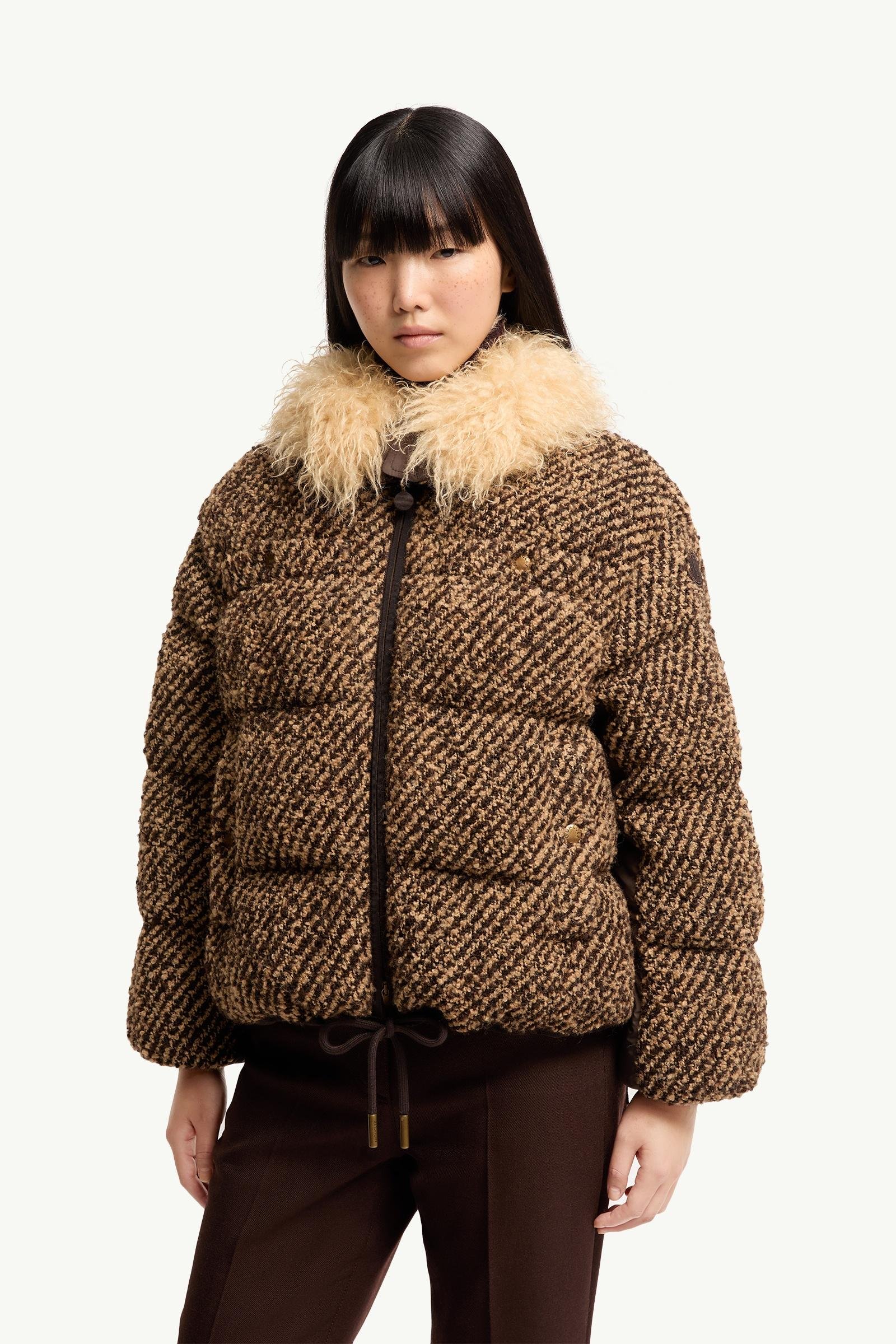 Dynamique Bouclé Short Down Jacket - 图片 4