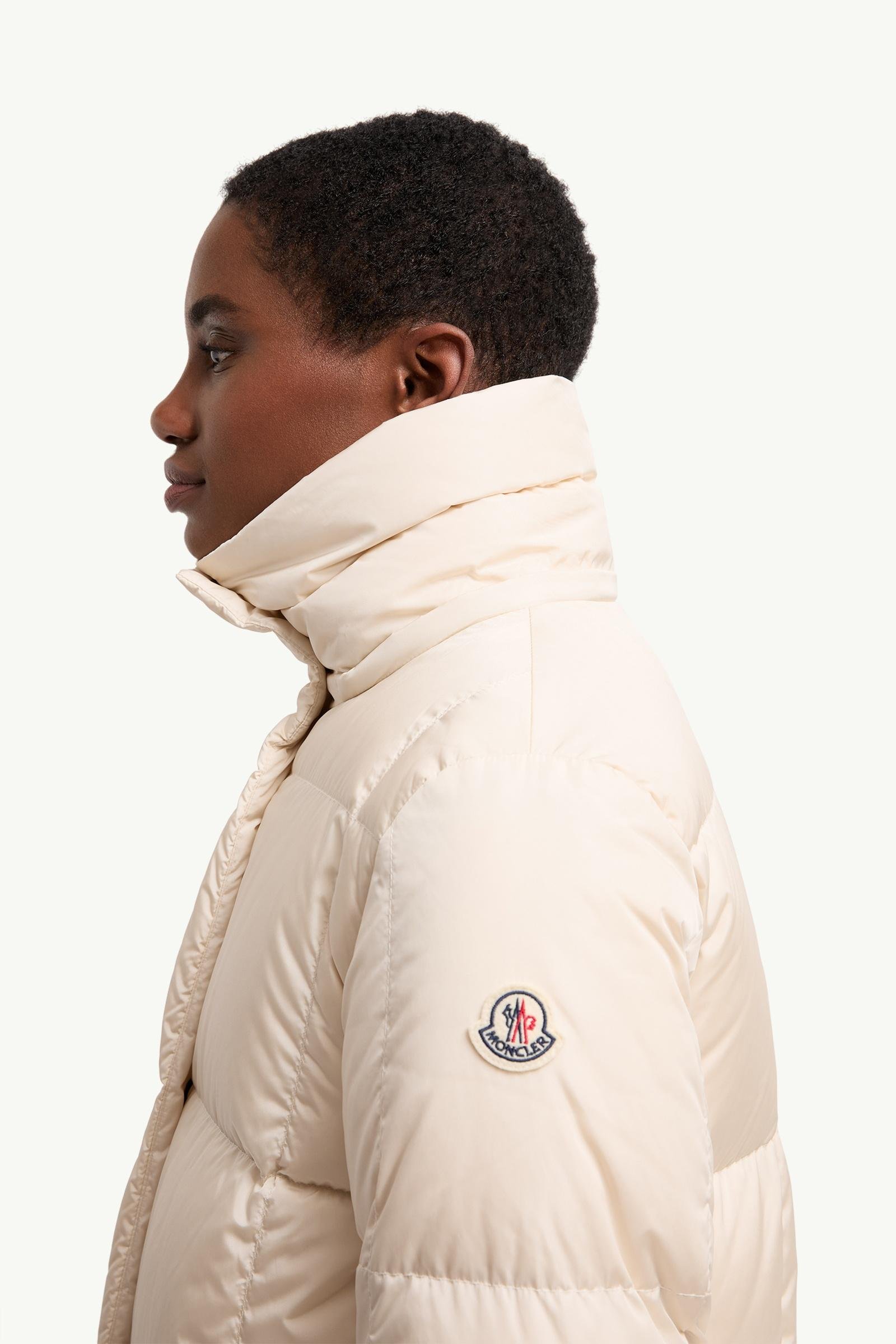Litte Square-Quilted Hooded Long Down Jacket - 图片 2