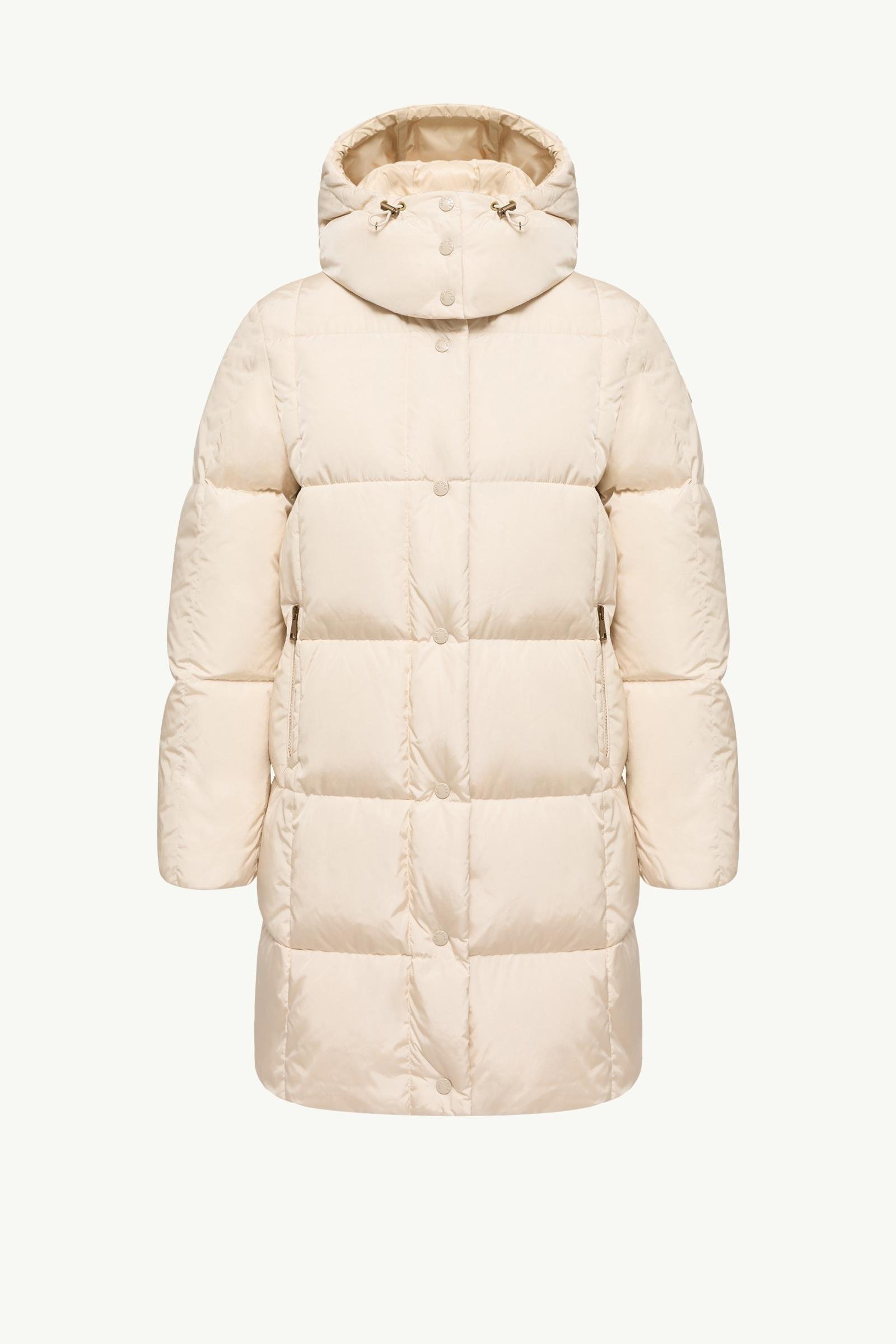 Litte Square-Quilted Hooded Long Down Jacket - 图片 3