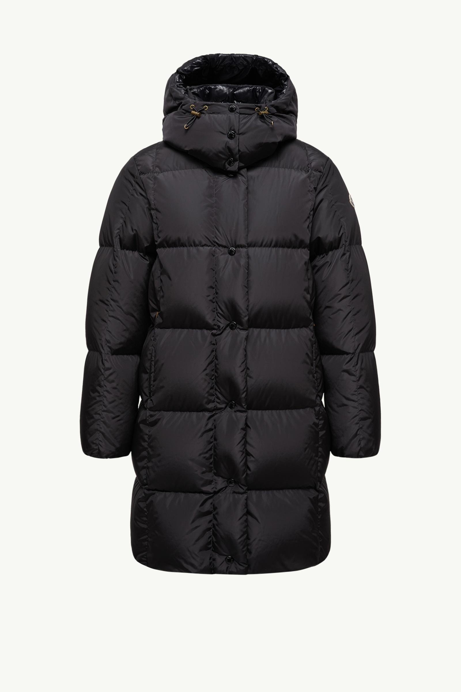 Litte Square-Quilted Hooded Long Down Jacket - 图片 3