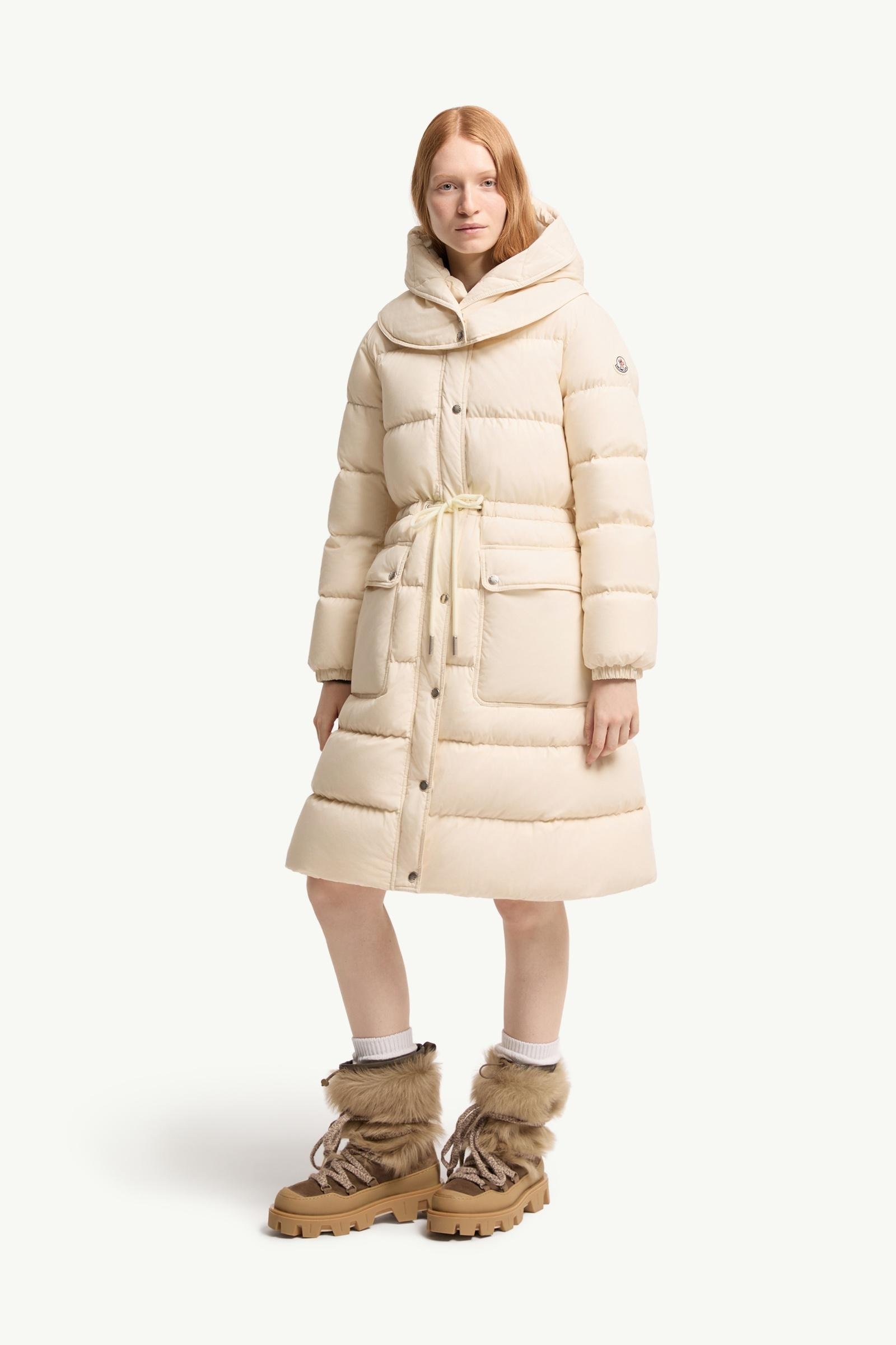 Pic Hooded Long Down Jacket - 图片 4