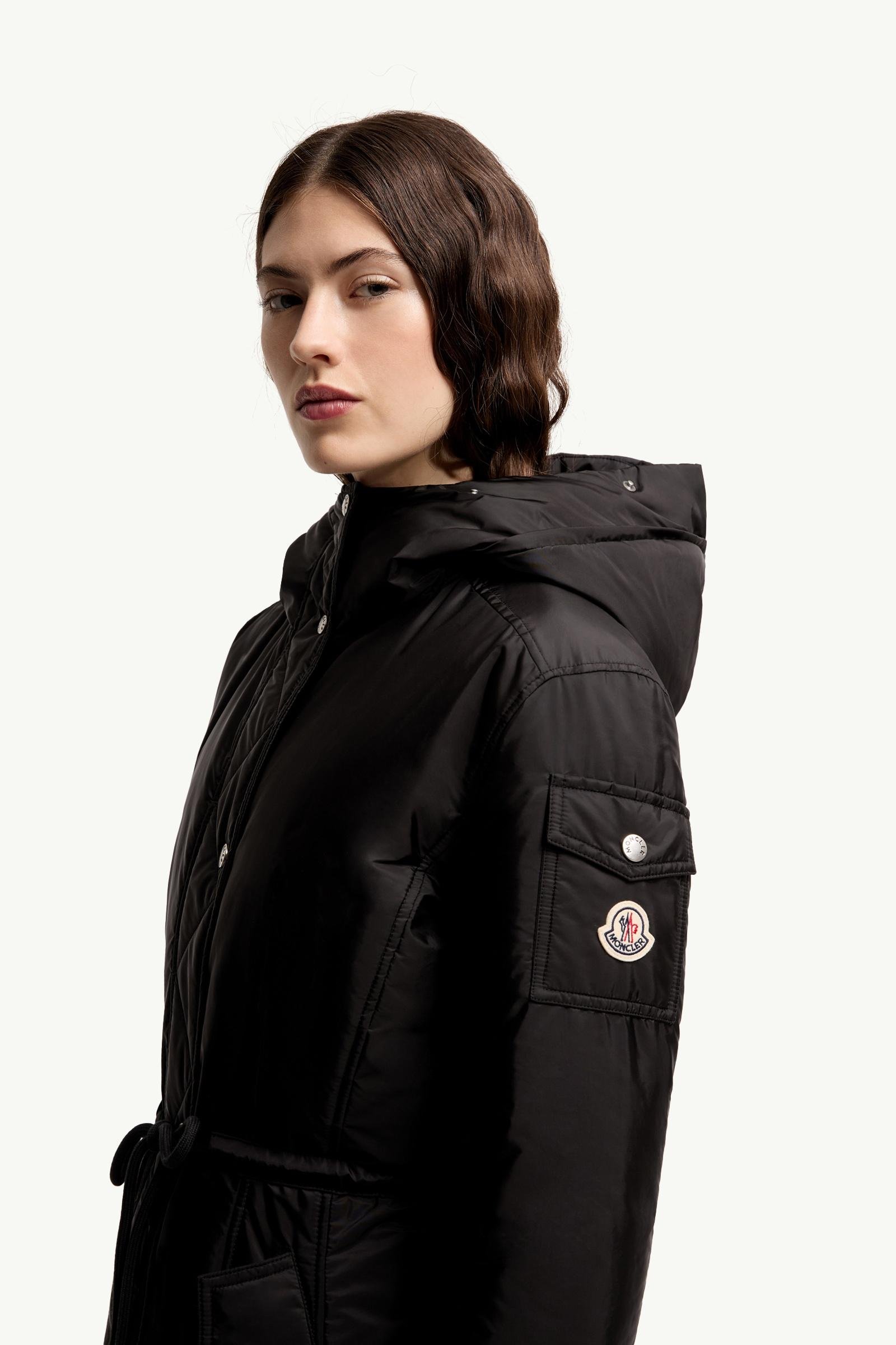 Alternative view of Moustique Hooded Shearling Trimmed Long Down Parka