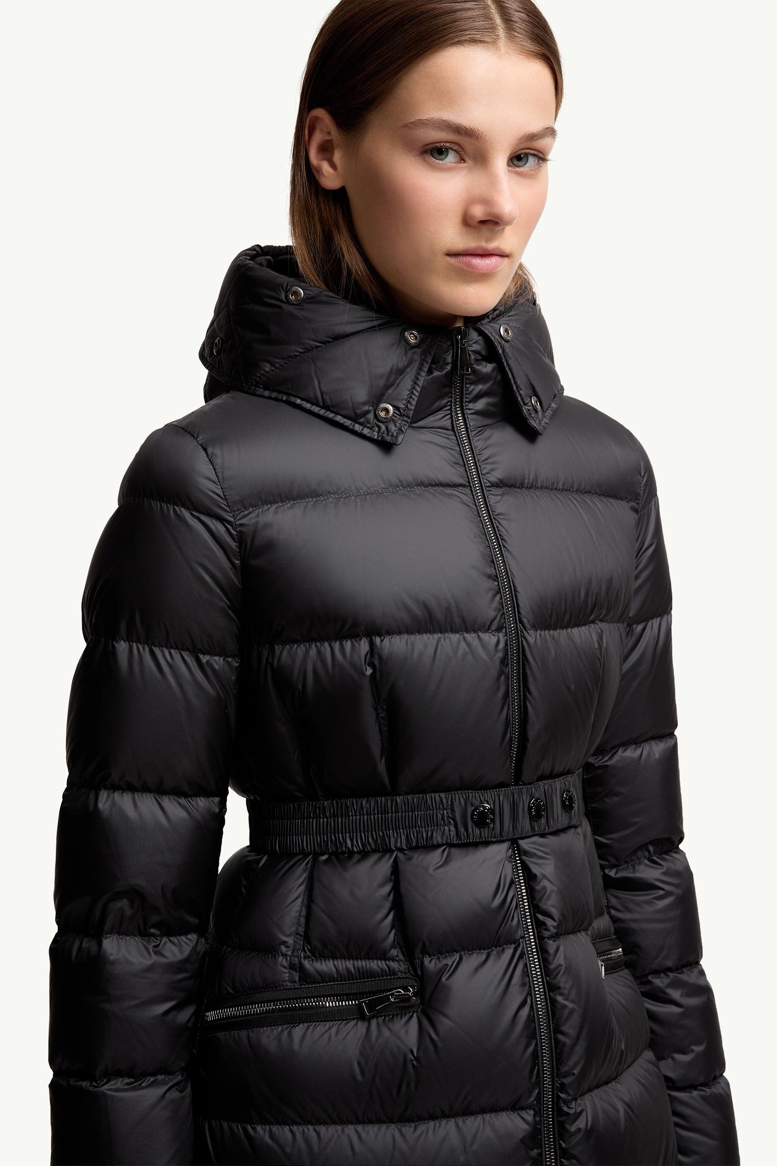 Boedic Hooded Shearling-Trimmed Long Down Jacket - 图片 6