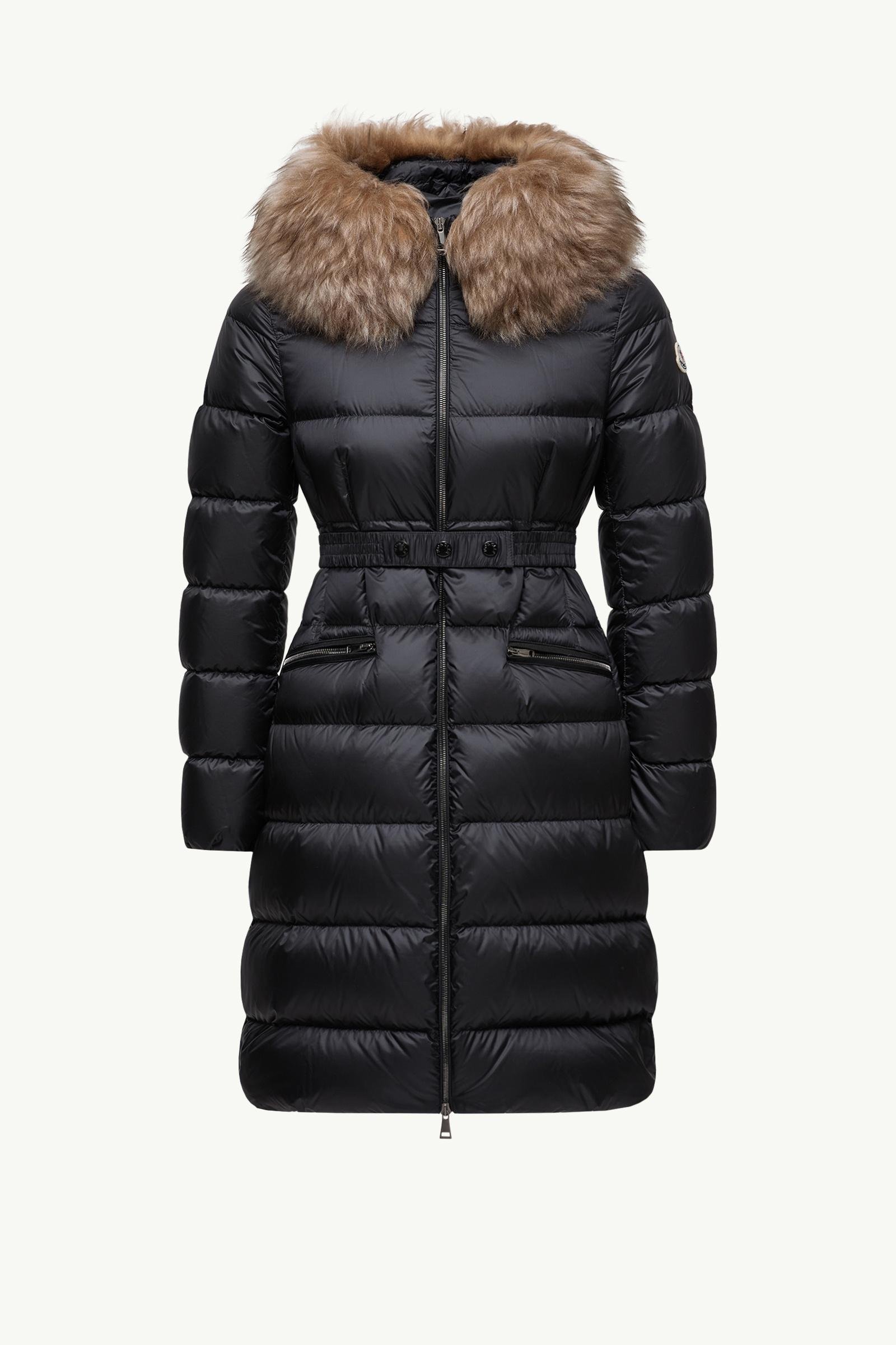 Boedic Hooded Shearling-Trimmed Long Down Jacket - 图片 3