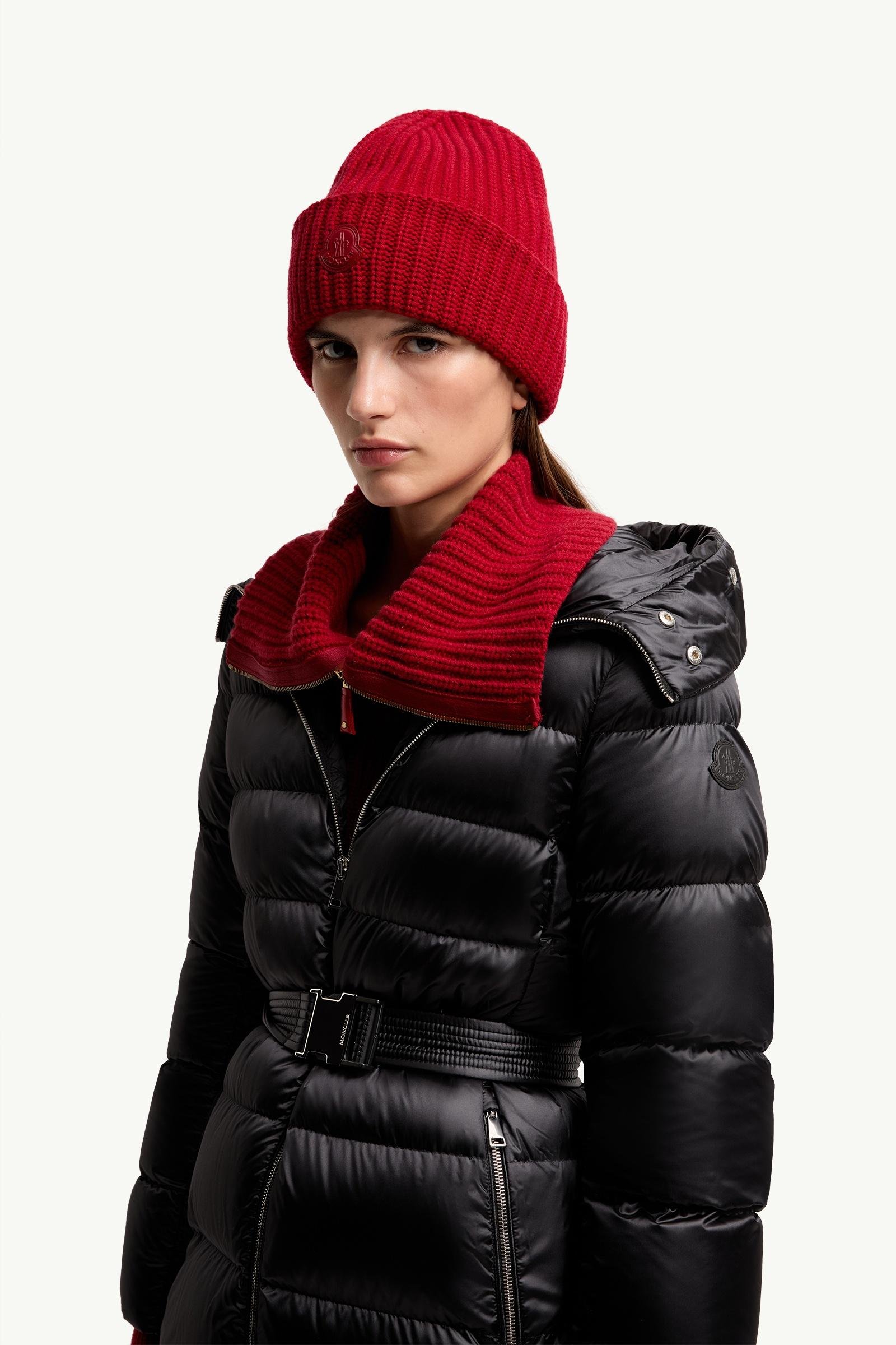 Alternative view of Leersies Shearling Trimmed Hooded Long Down Coat