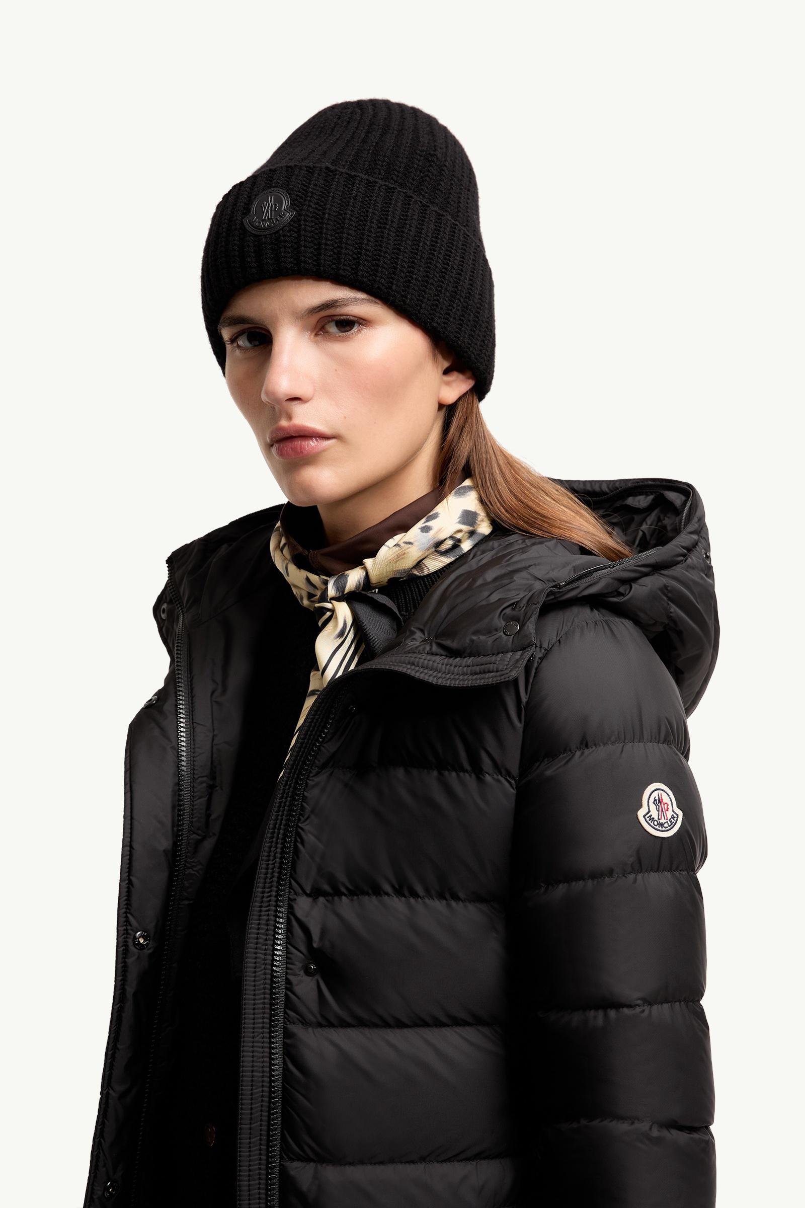 Alternative view of Khloesse Shearling-Trimmed Hooded Long Down Jacket