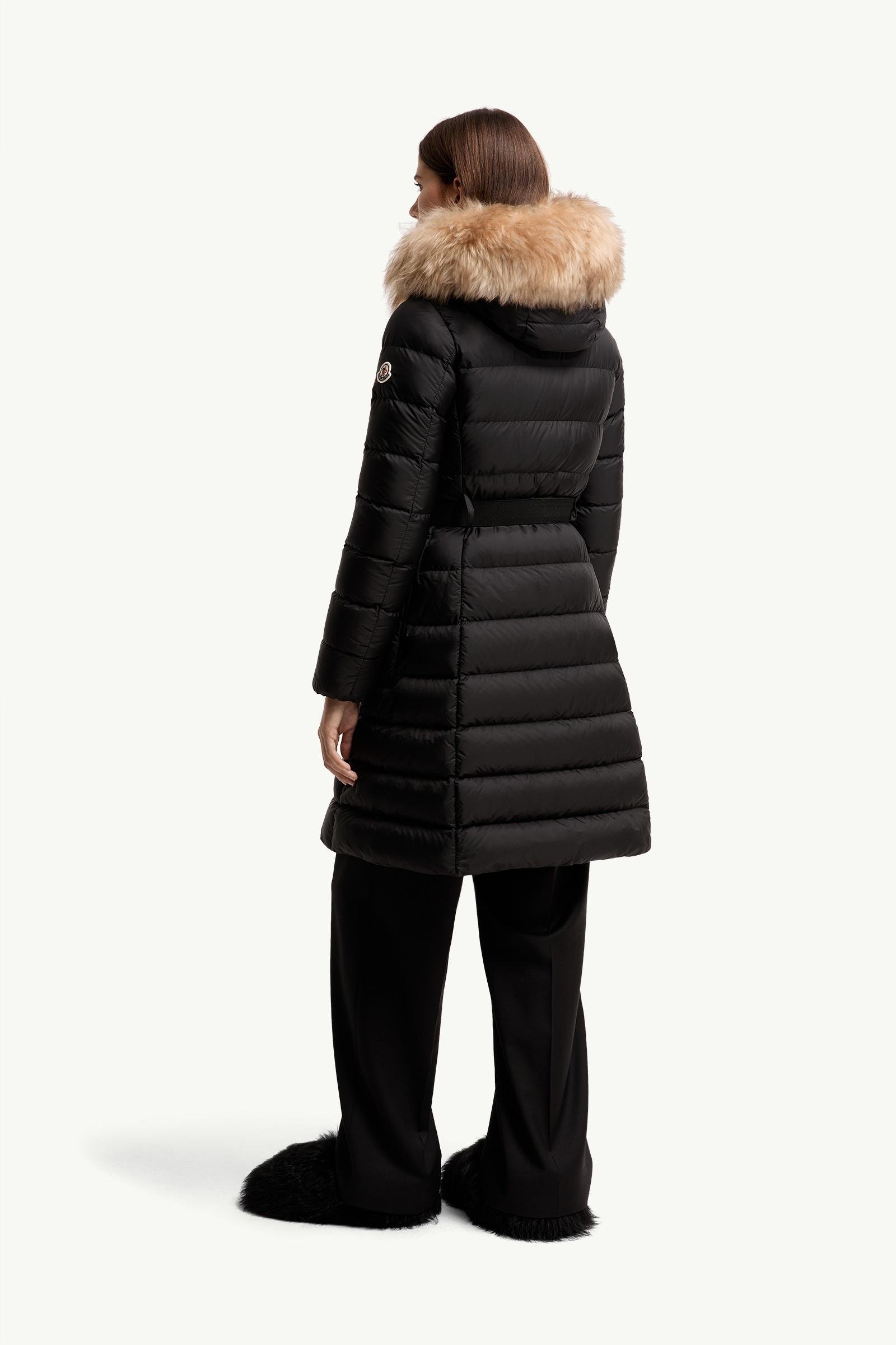 Khloesse Shearling-Trimmed Hooded Long Down Jacket - 图片 5