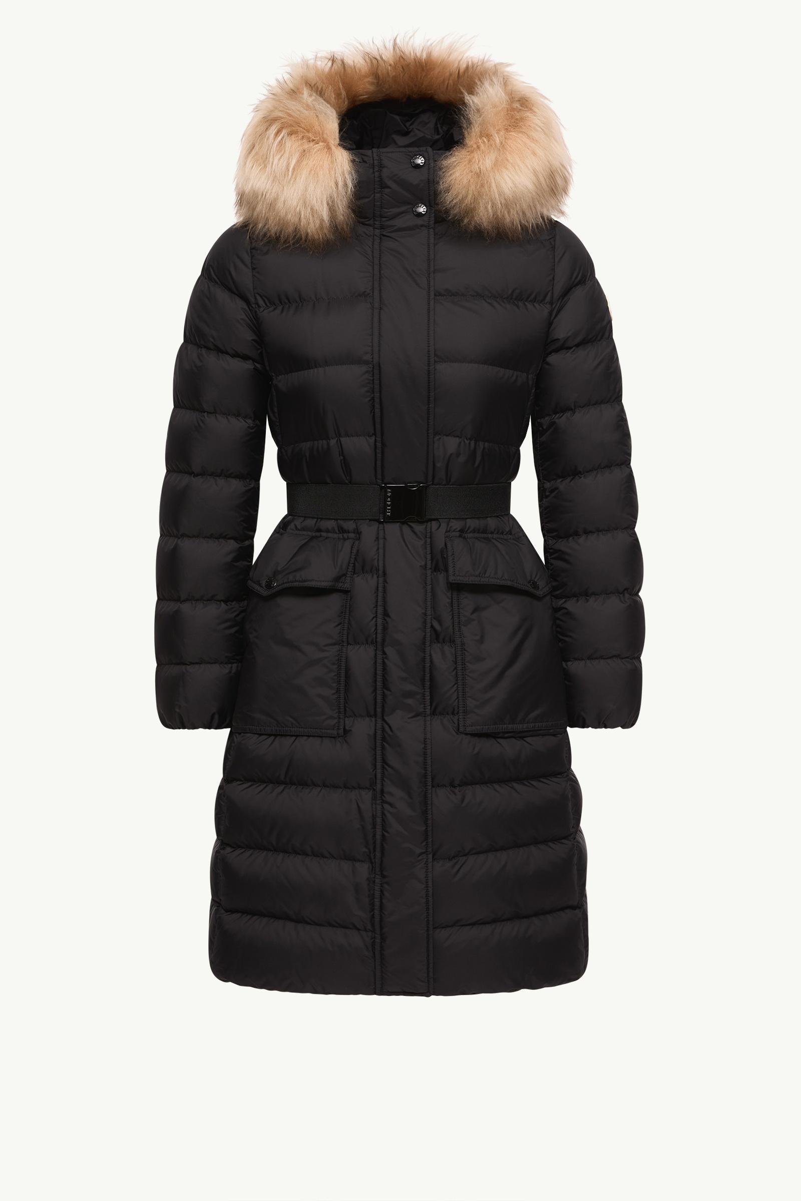 Khloesse Shearling-Trimmed Hooded Long Down Jacket - 图片 3