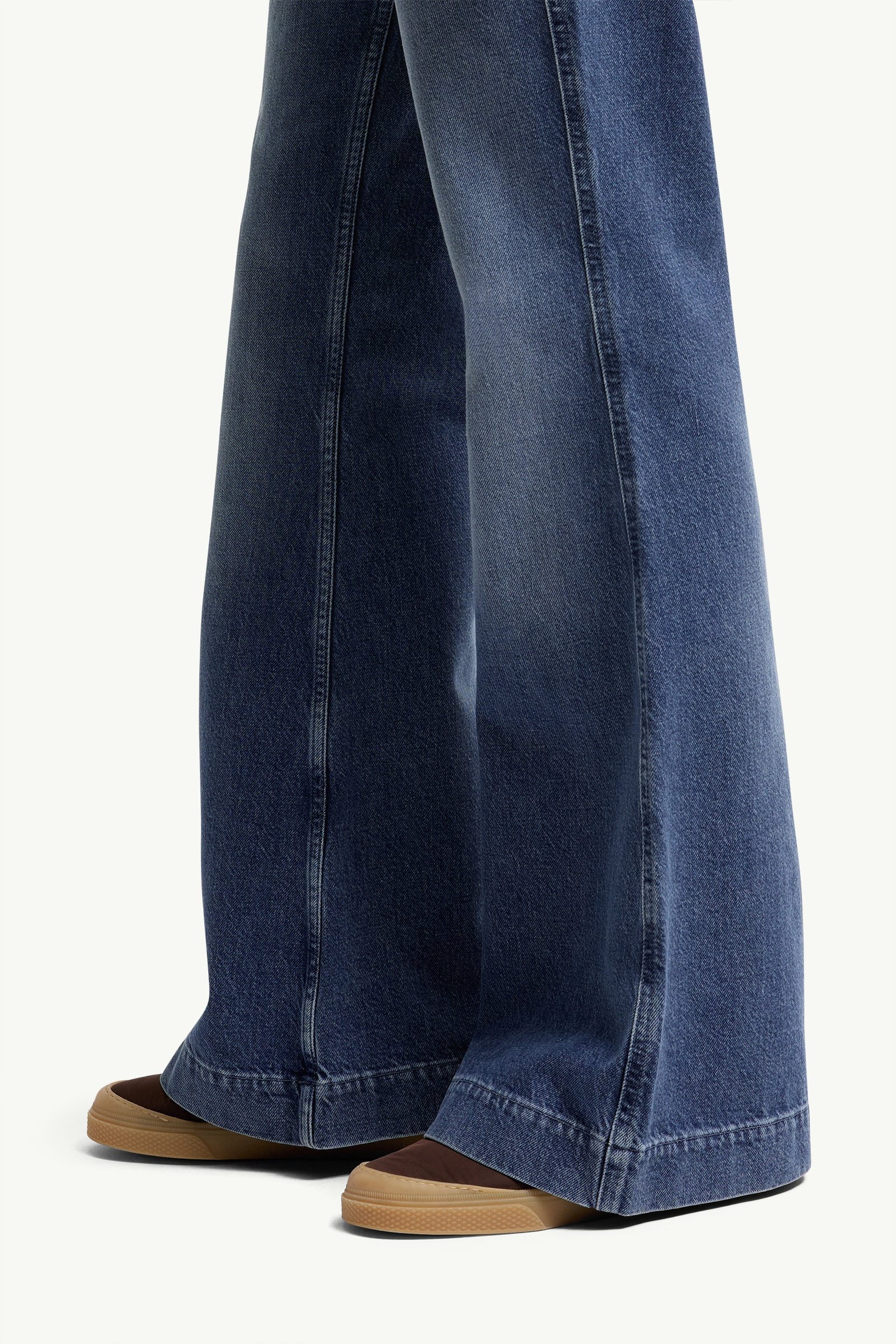 Alternative view of Wide Leg Denim Jeans