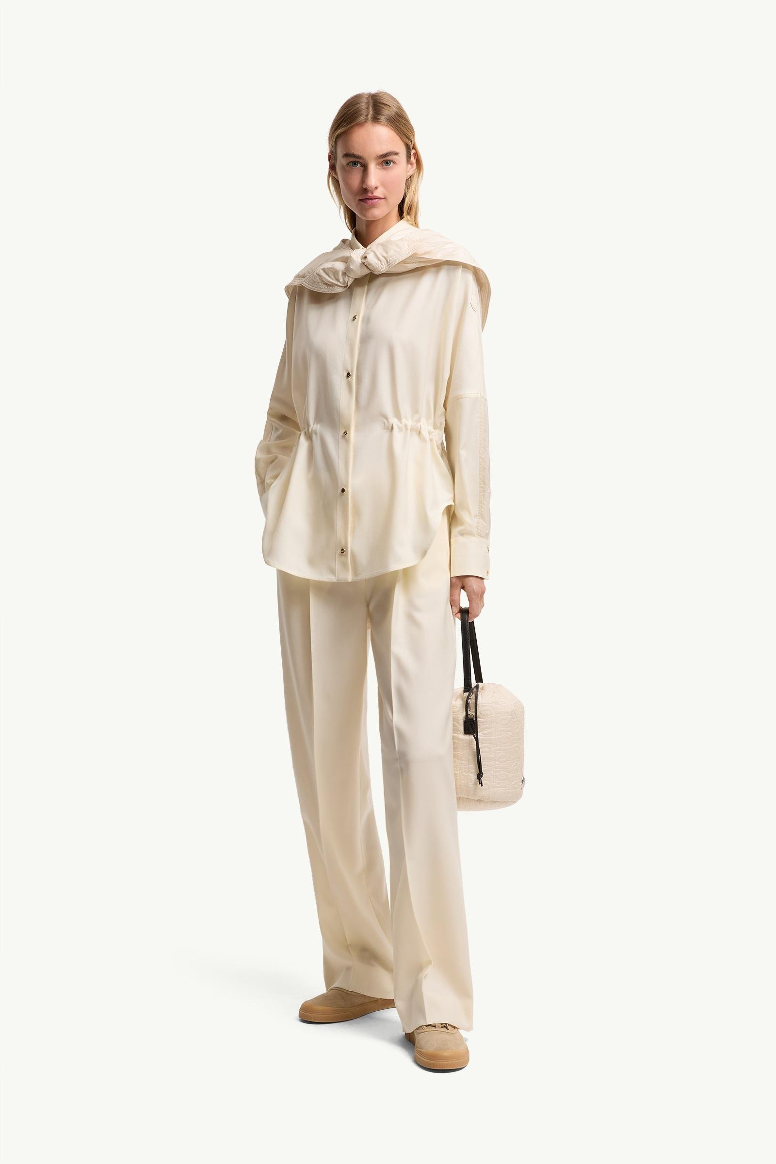Wool Gabardine Tailored Trousers