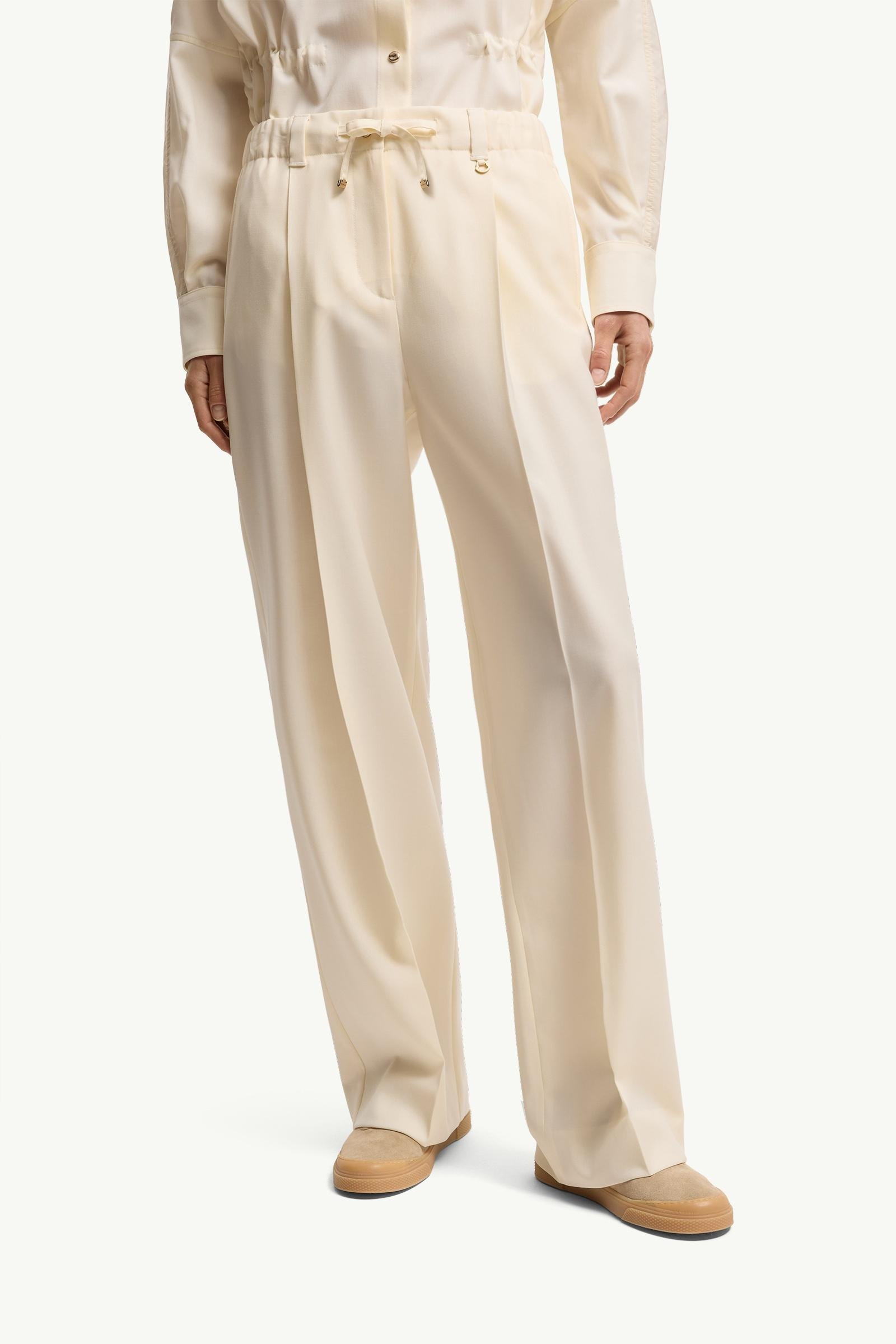 Wool Gabardine Tailored Trousers - 图片 4