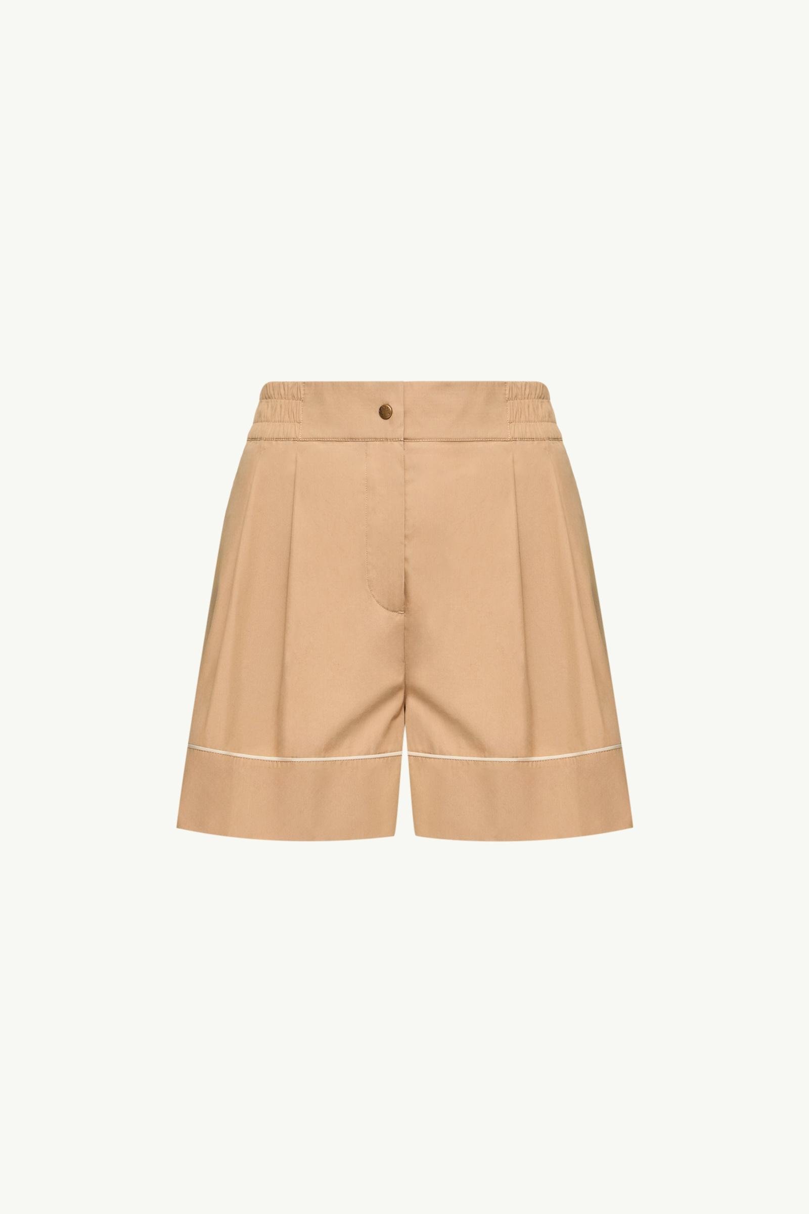 Tailored Cotton Blend Shorts - 图片 3