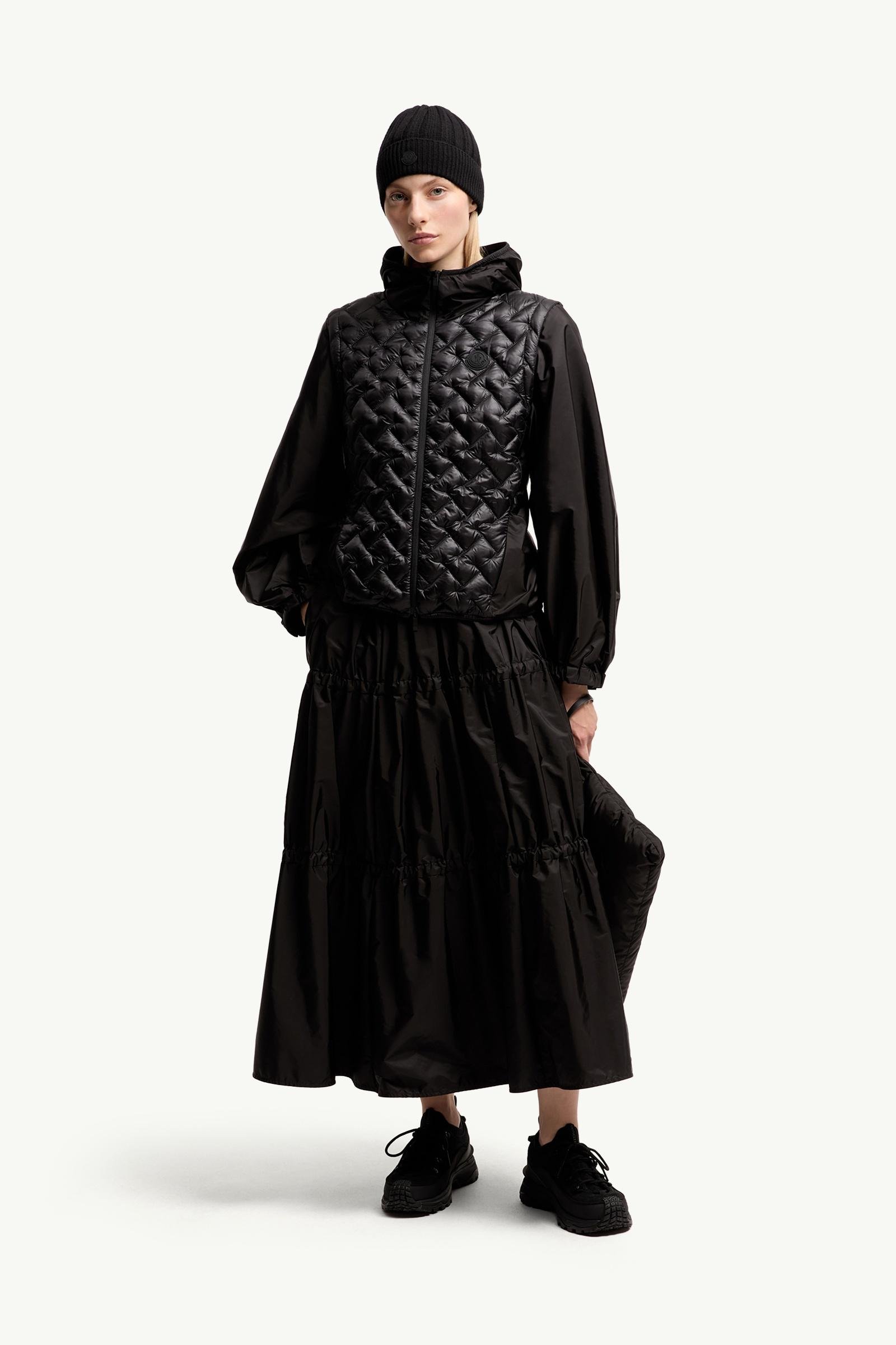 Ruffle Mid-Length Skirt