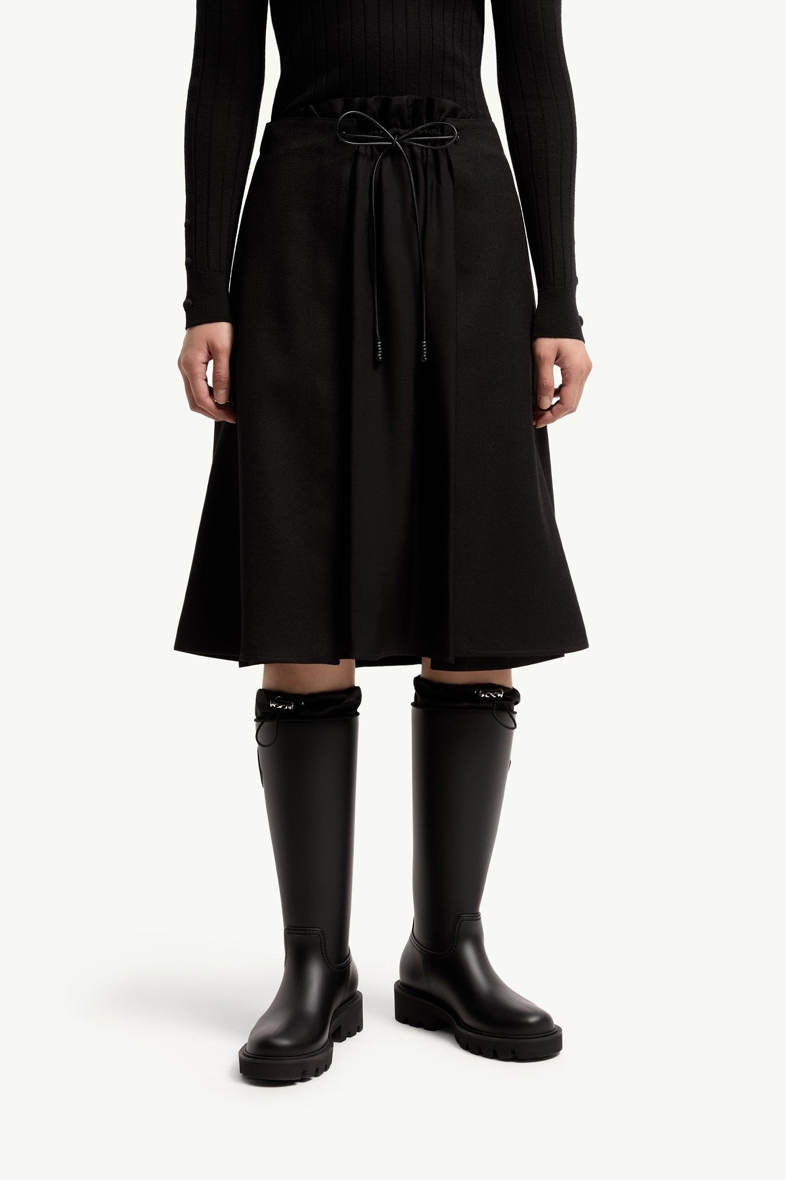 Wool Gabardine Midi Skirt - 图片 4