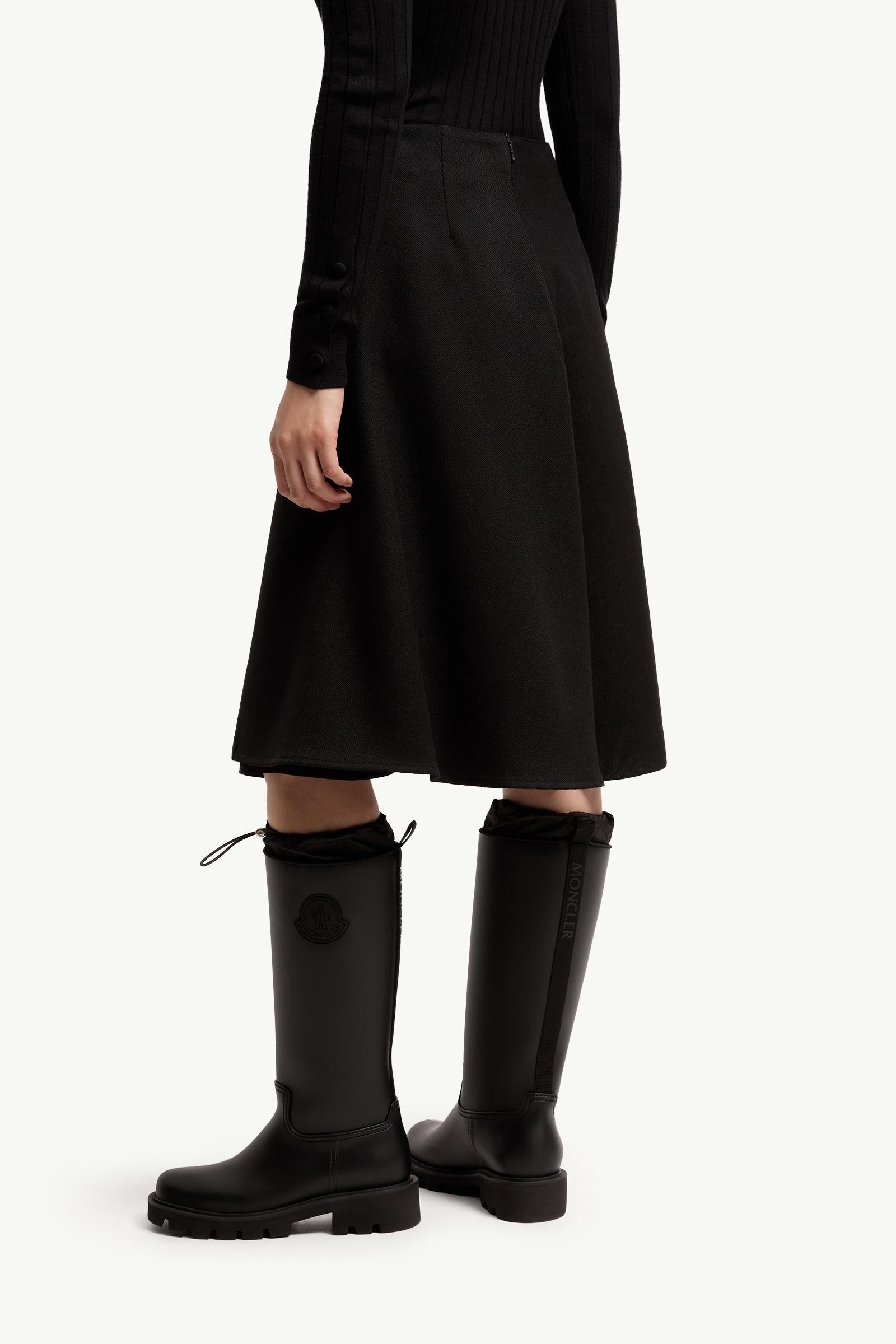 Wool Gabardine Midi Skirt - 图片 5