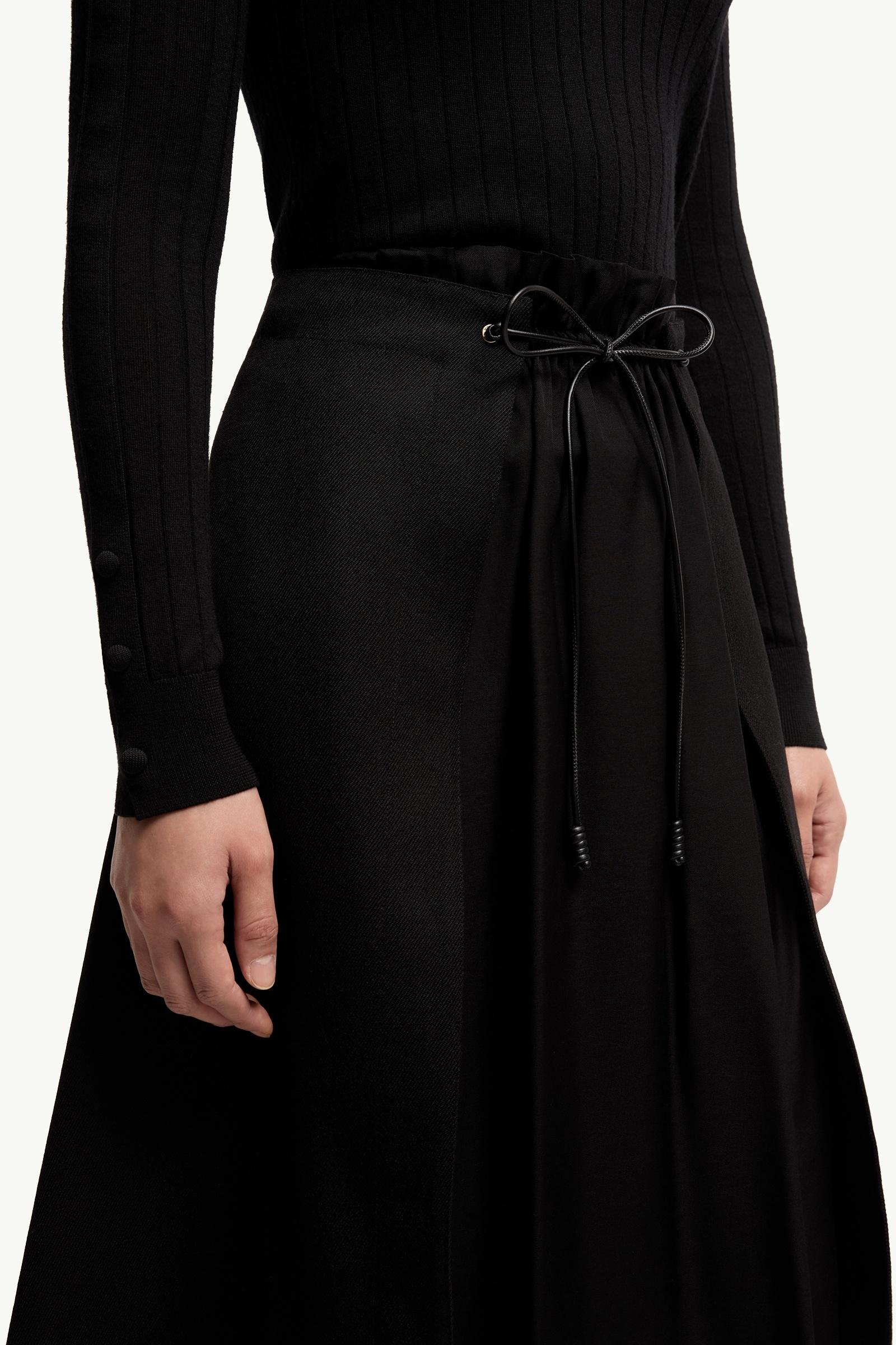 Wool Gabardine Midi Skirt - 图片 7