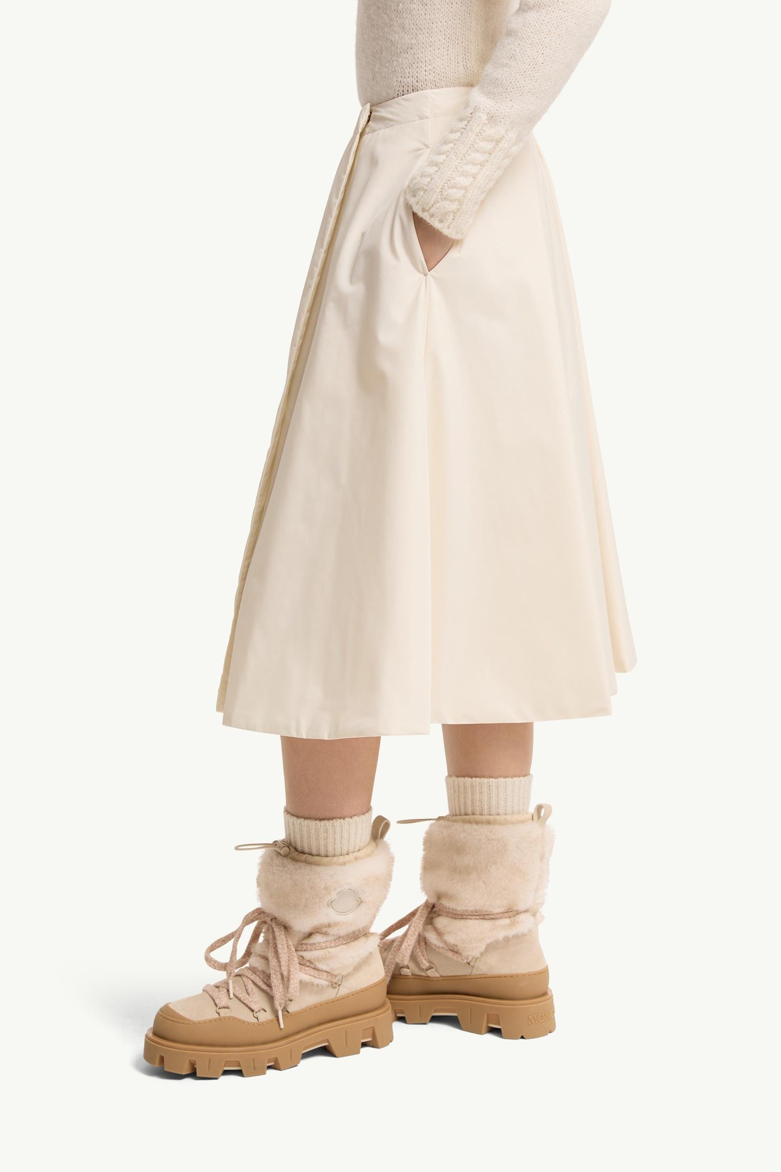 Alternative view of Padded Taffeta Midi Skirt