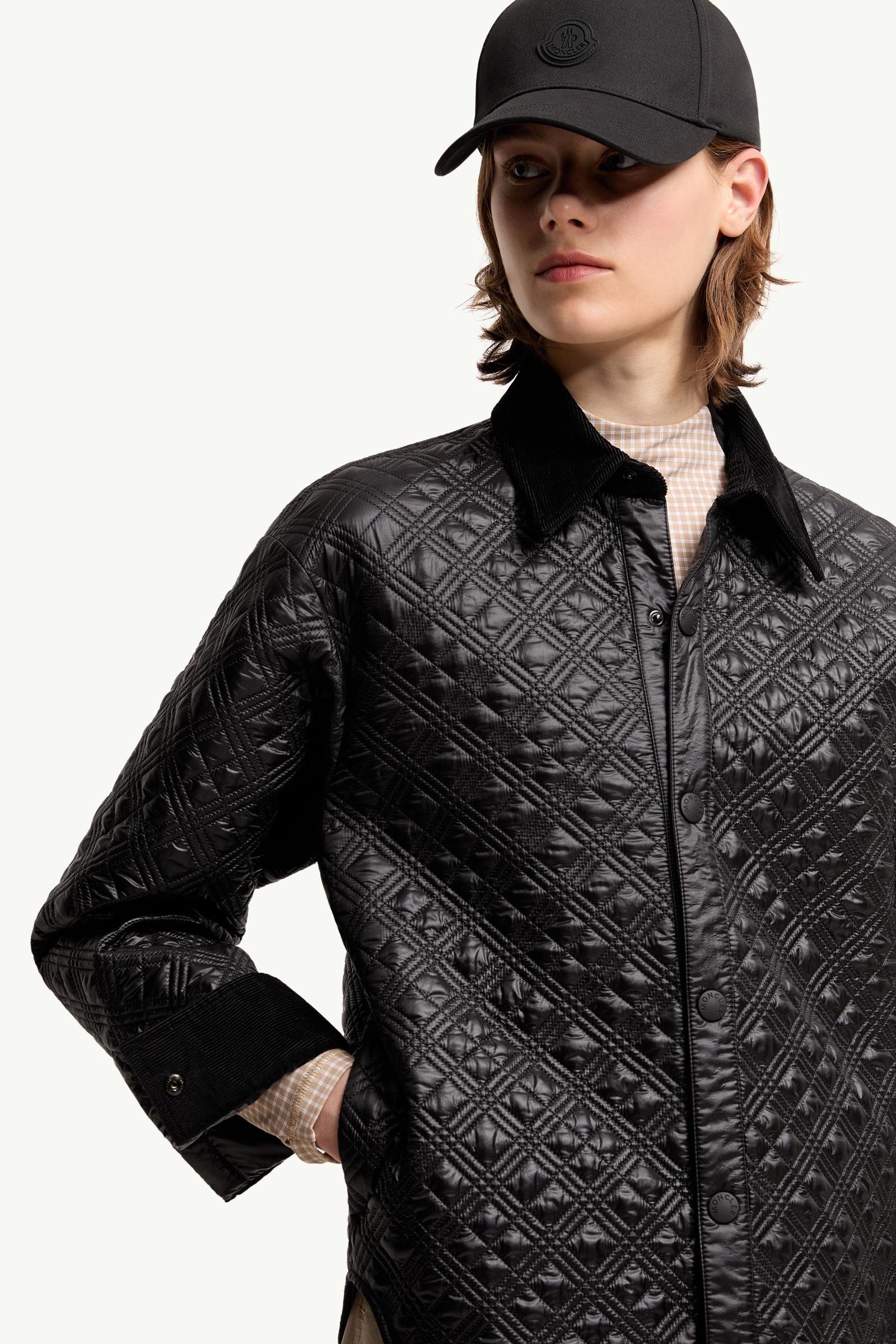 Corduroy-Trimmed Padded Shirt Jacket - 图片 6