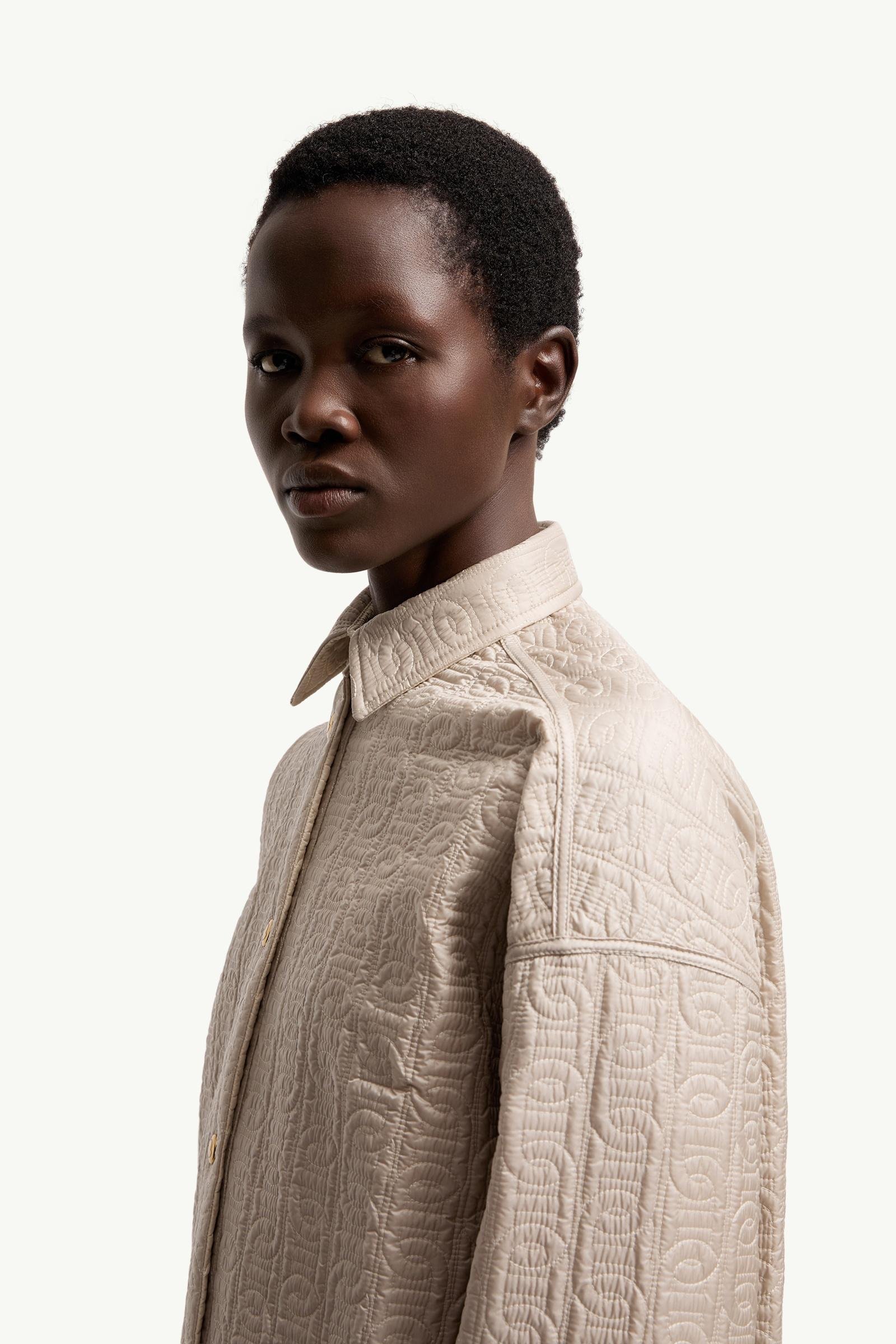 Alternative view of Chain Quilted Padded Shirt Jacket