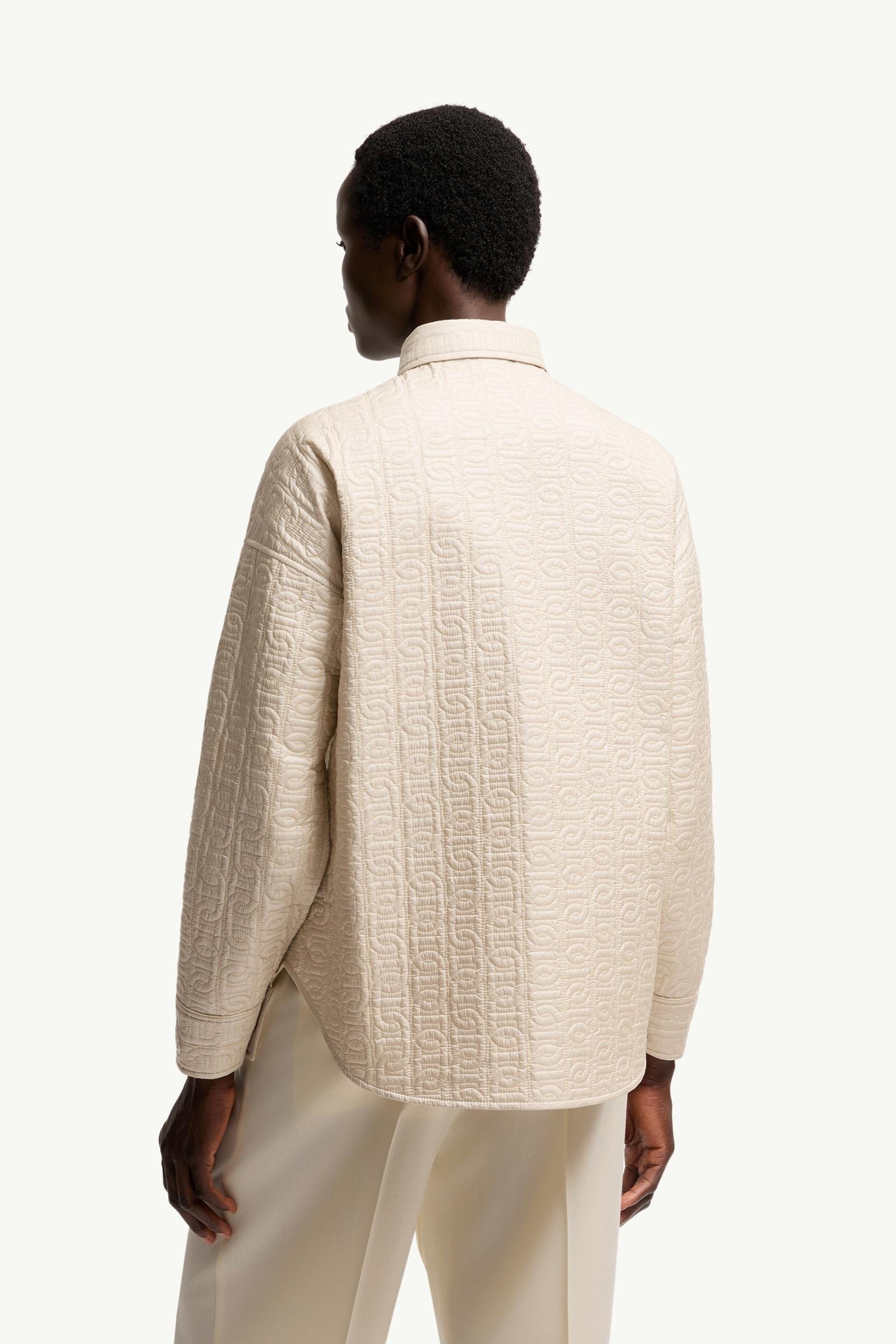 Chain Quilted Padded Shirt Jacket - 图片 5