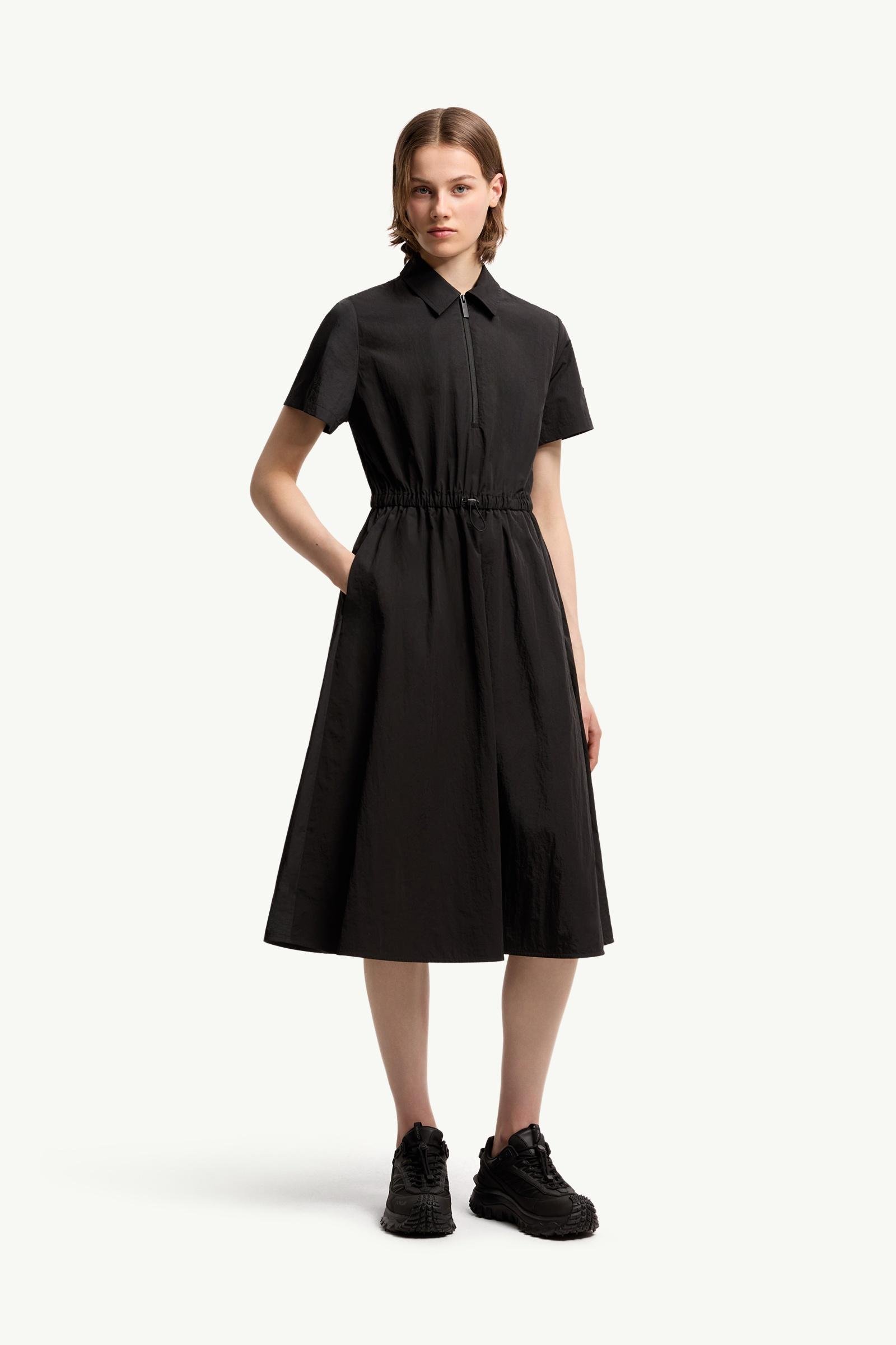 Pleated Mid-Length Shirt Dress - 图片 4
