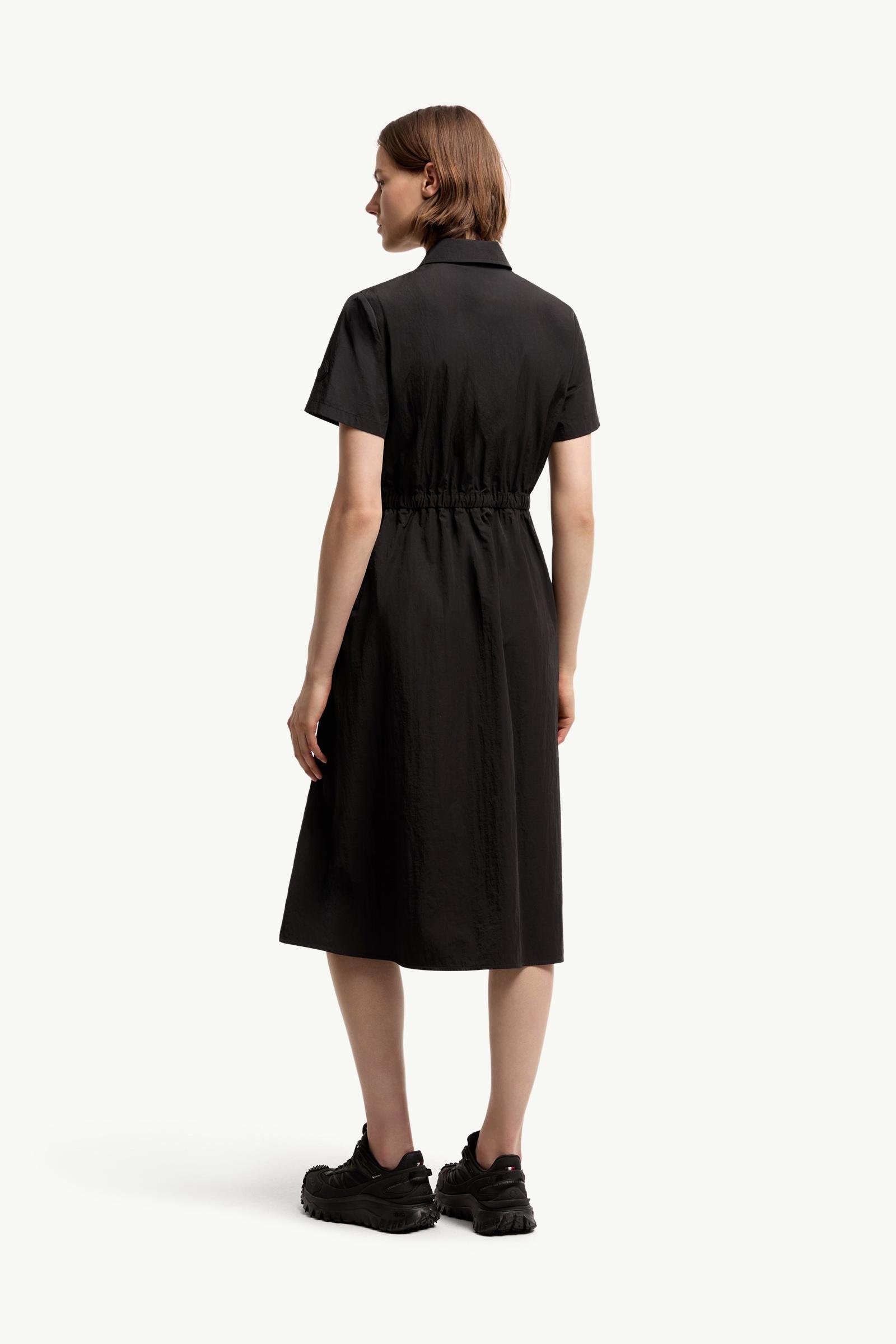 Pleated Mid-Length Shirt Dress - 图片 5