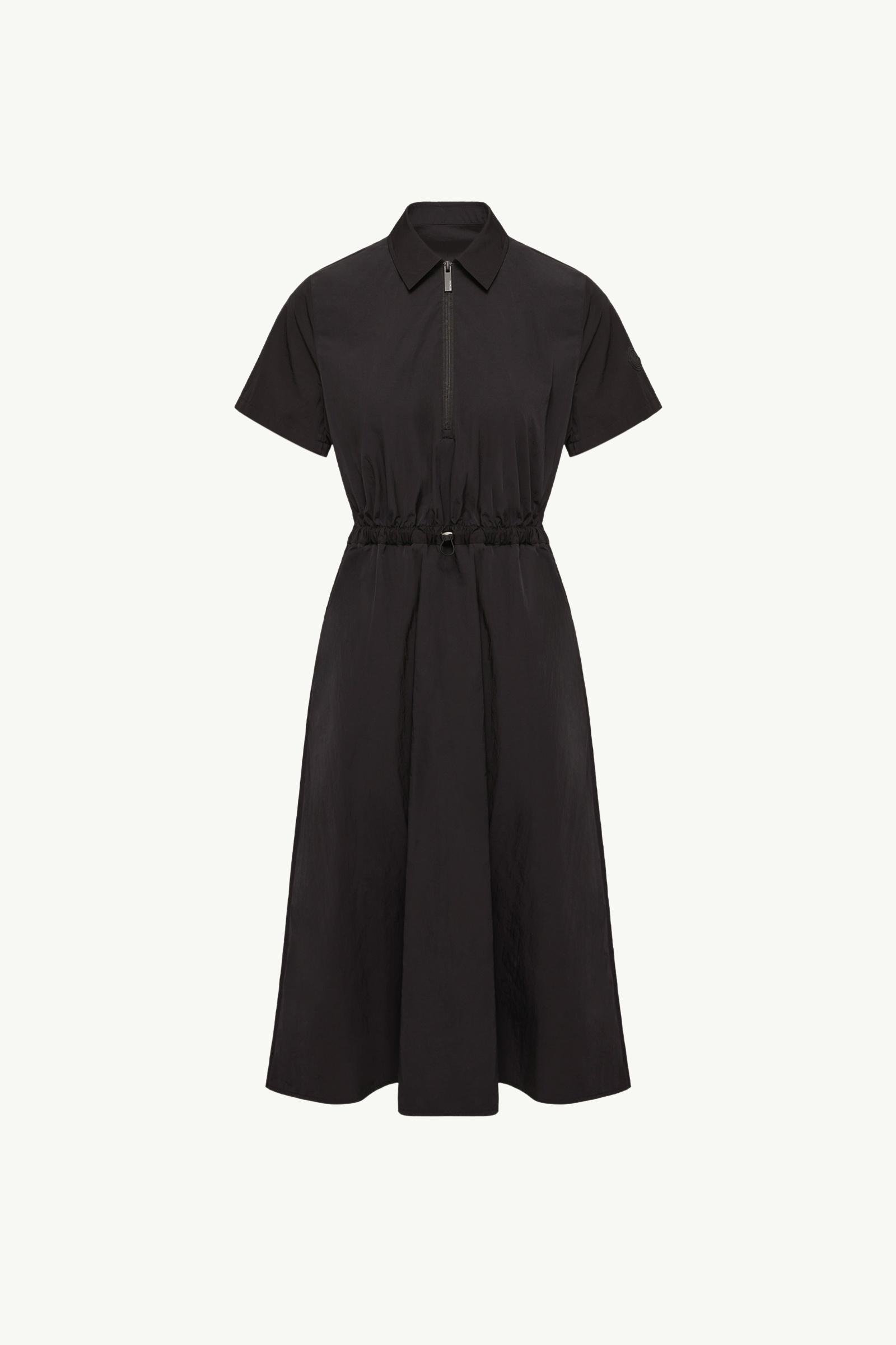 Pleated Mid-Length Shirt Dress - 图片 3