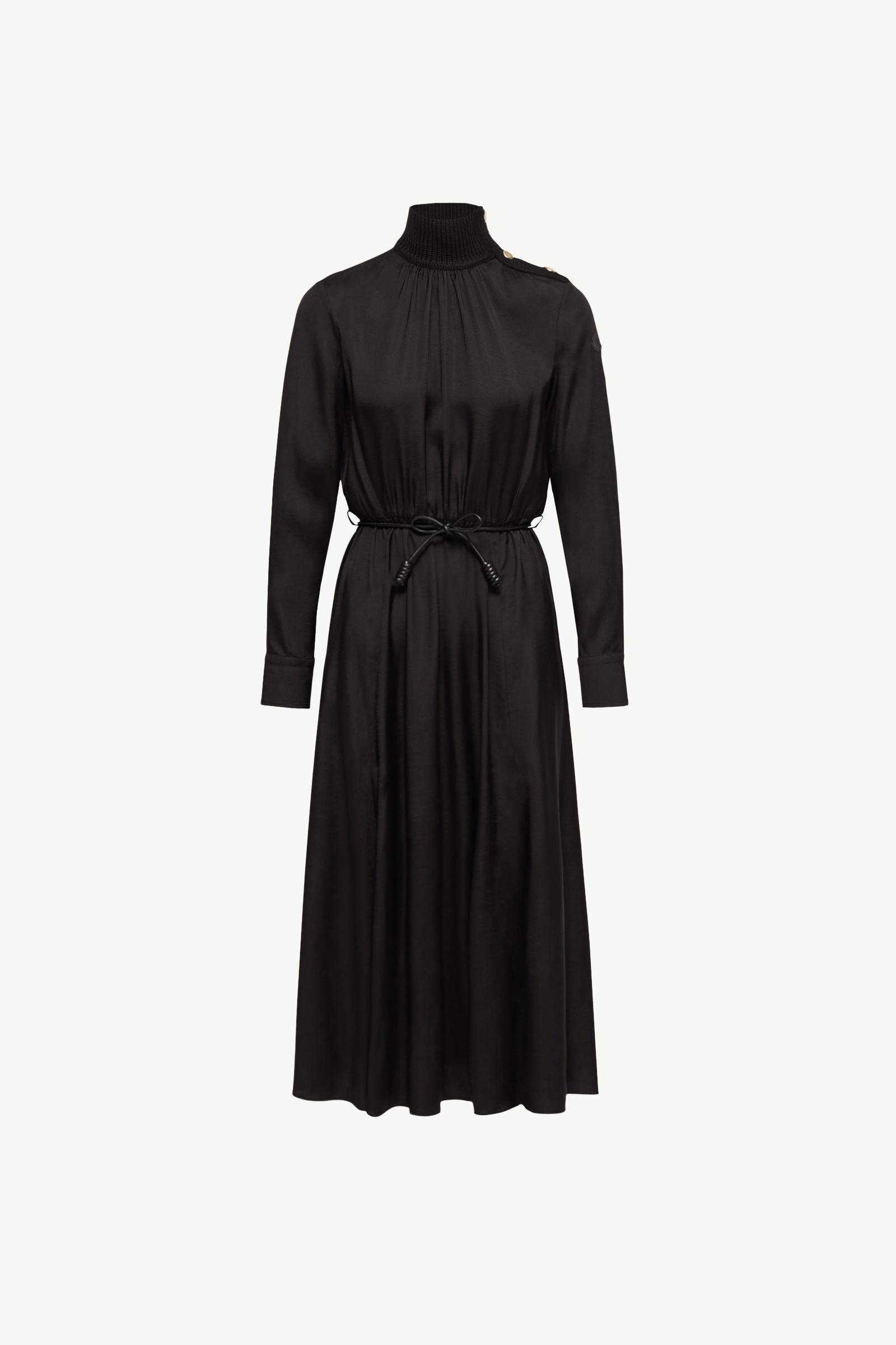Leather Logo Long Dress - 图片 3