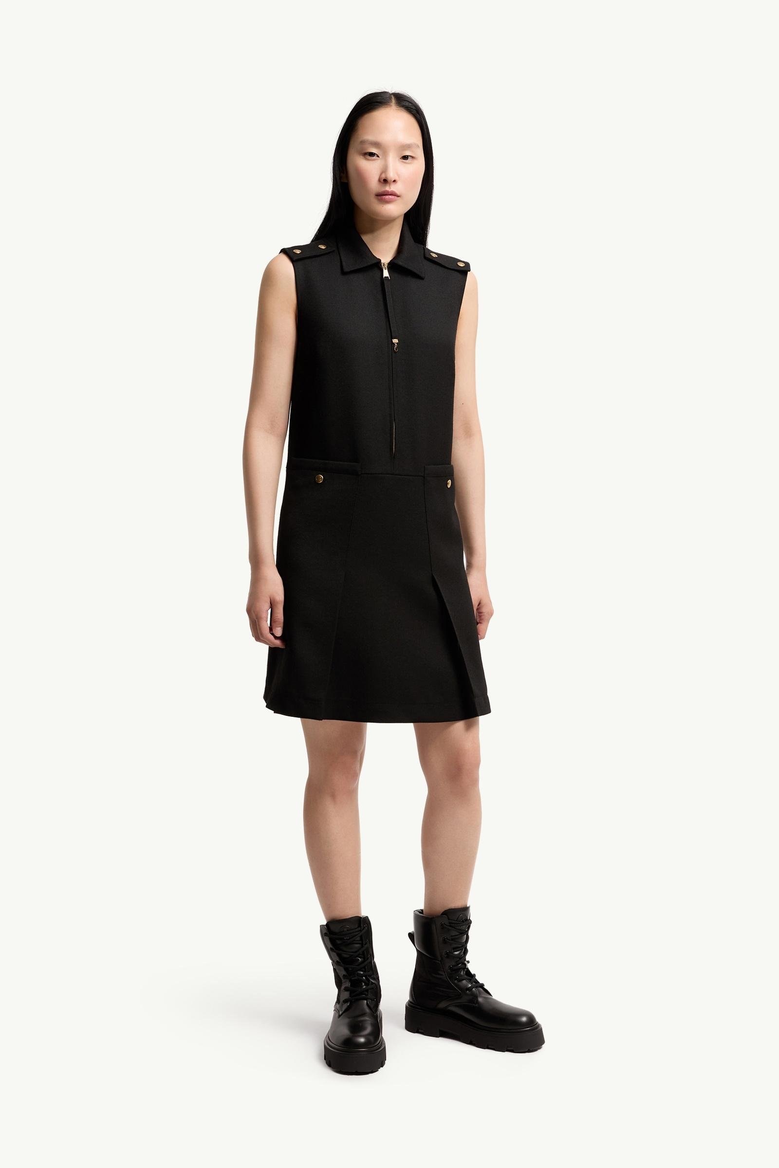 Wool Gabardine Shirt Dress - 图片 4