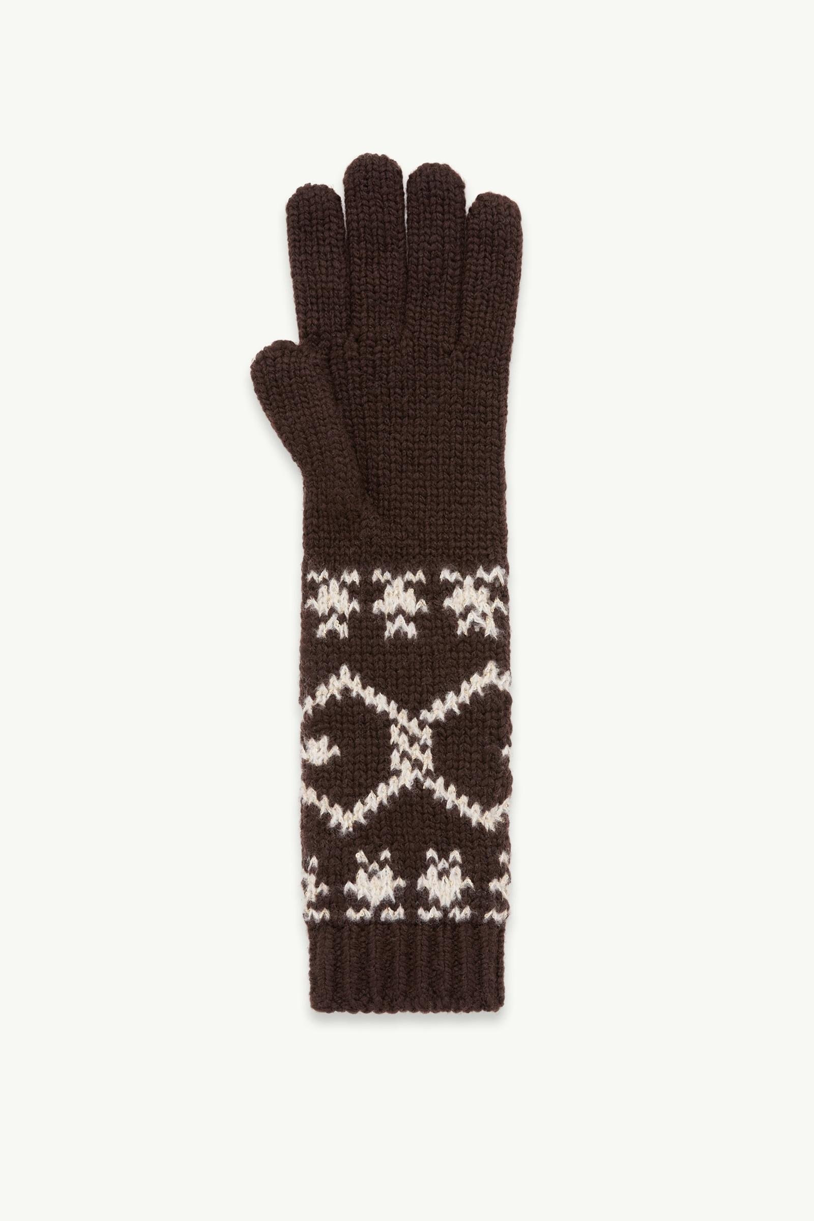 Jacquard Knit Gloves - 图片 3