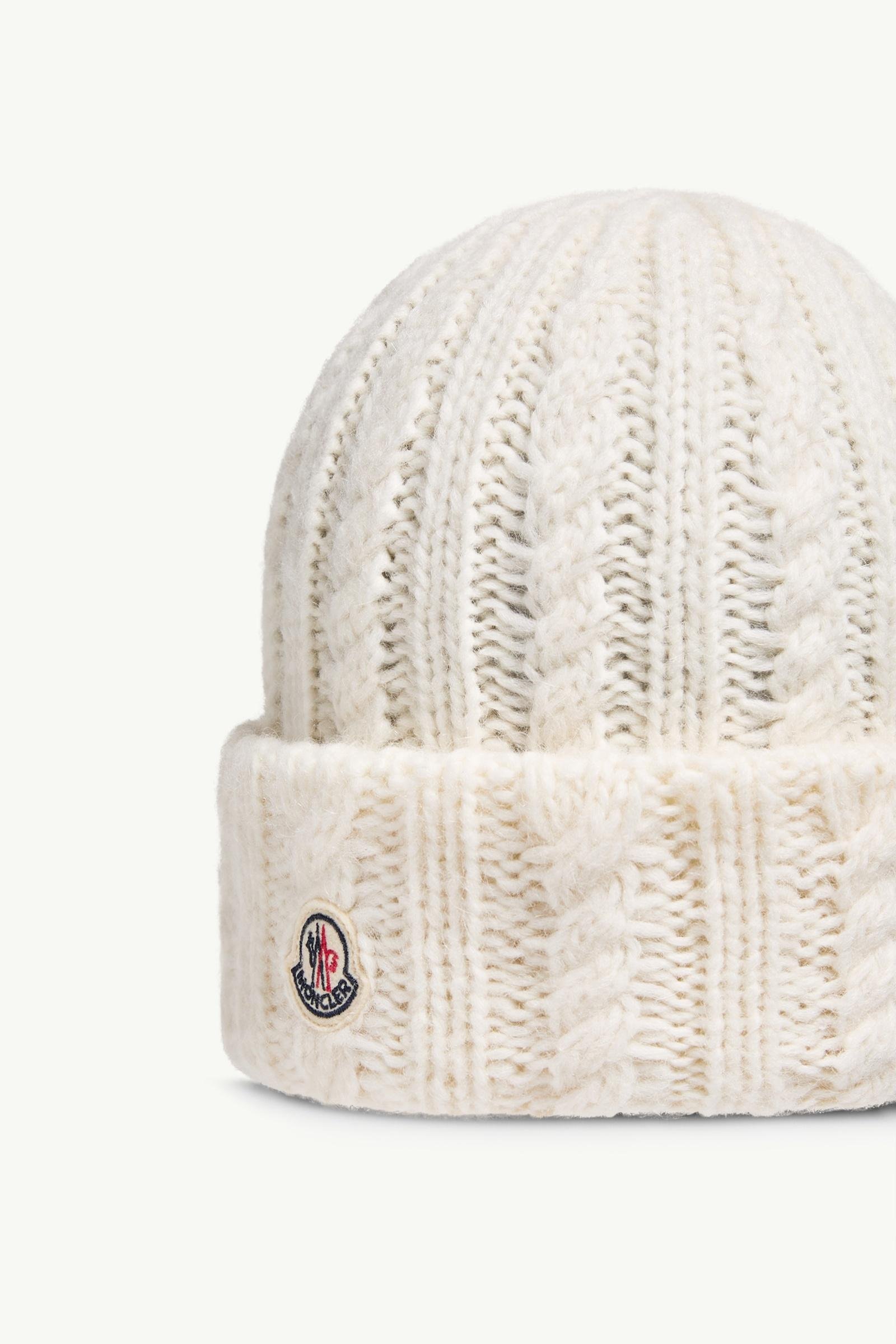 Cable Knit Wool Blend Beanie - 图片 3