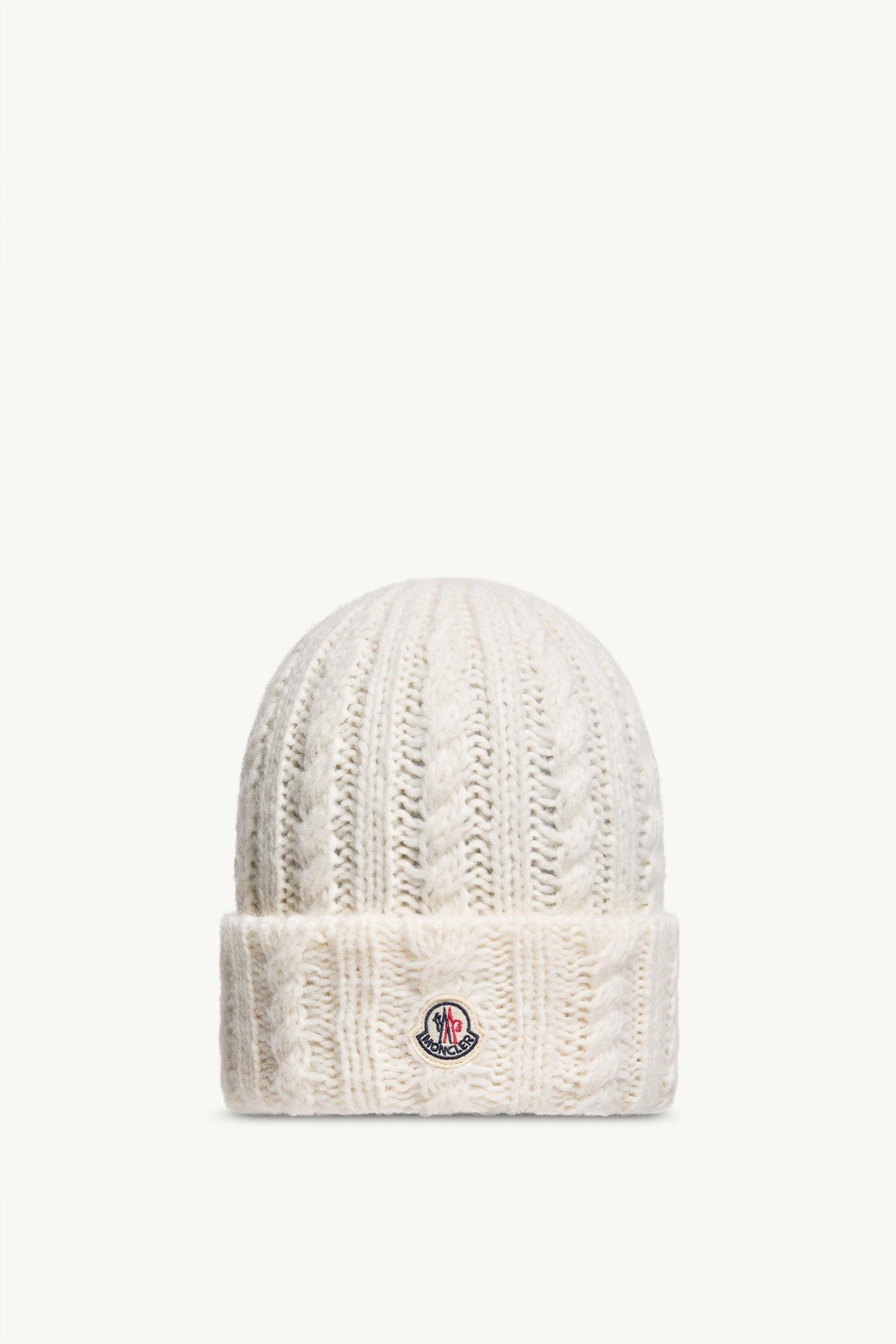 Cable Knit Wool Blend Beanie