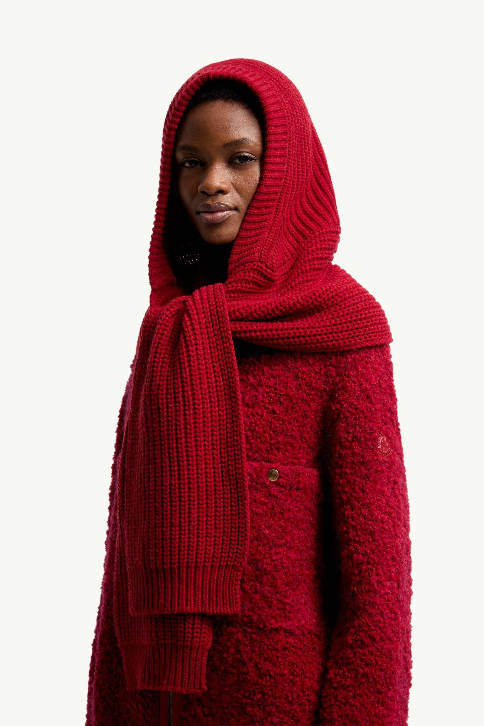 Alternative view of Wool & Cashmere Blend Hooded Scarf